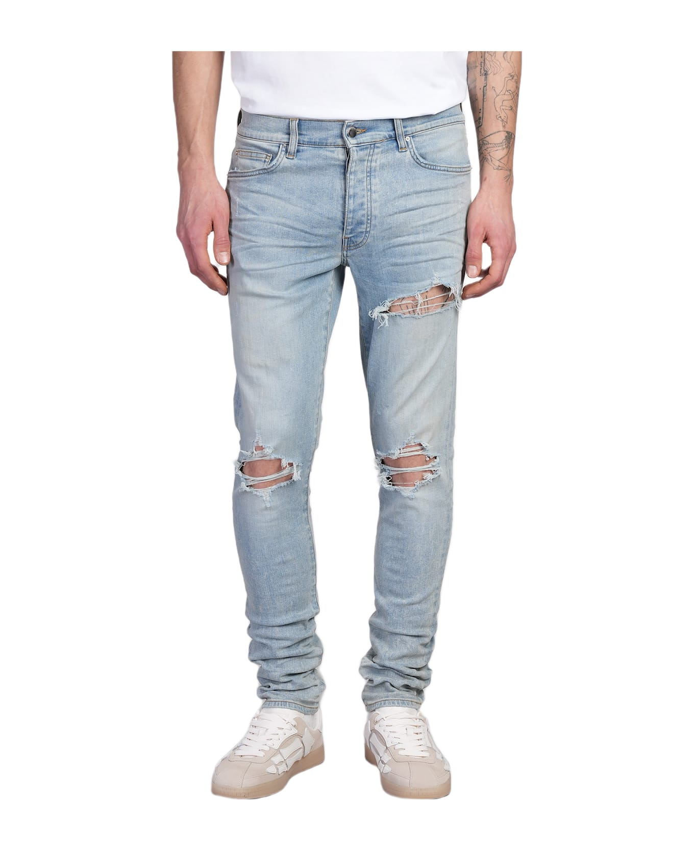 Jeans In Blue Denim - 1