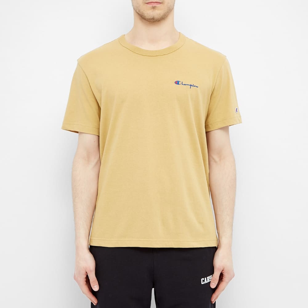 Champion Reverse Weave Script Back Logo Tee - 4