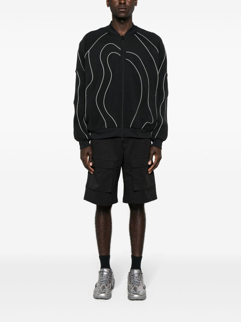 Y-3 appliquÃ©-detail zip-up sweatshirt outlook