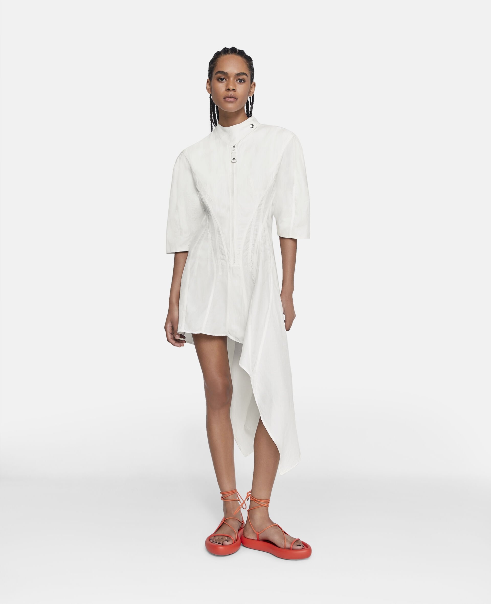 Linen Corset Shirt Dress - 2