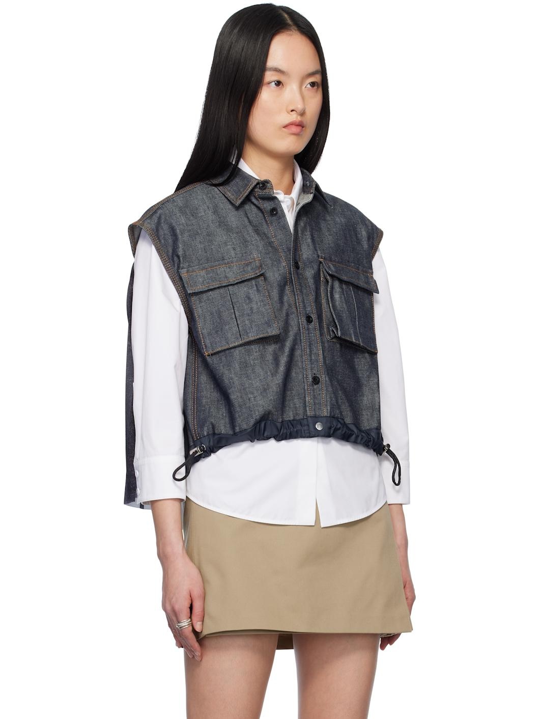 Indigo Mix Denim Shirt - 2