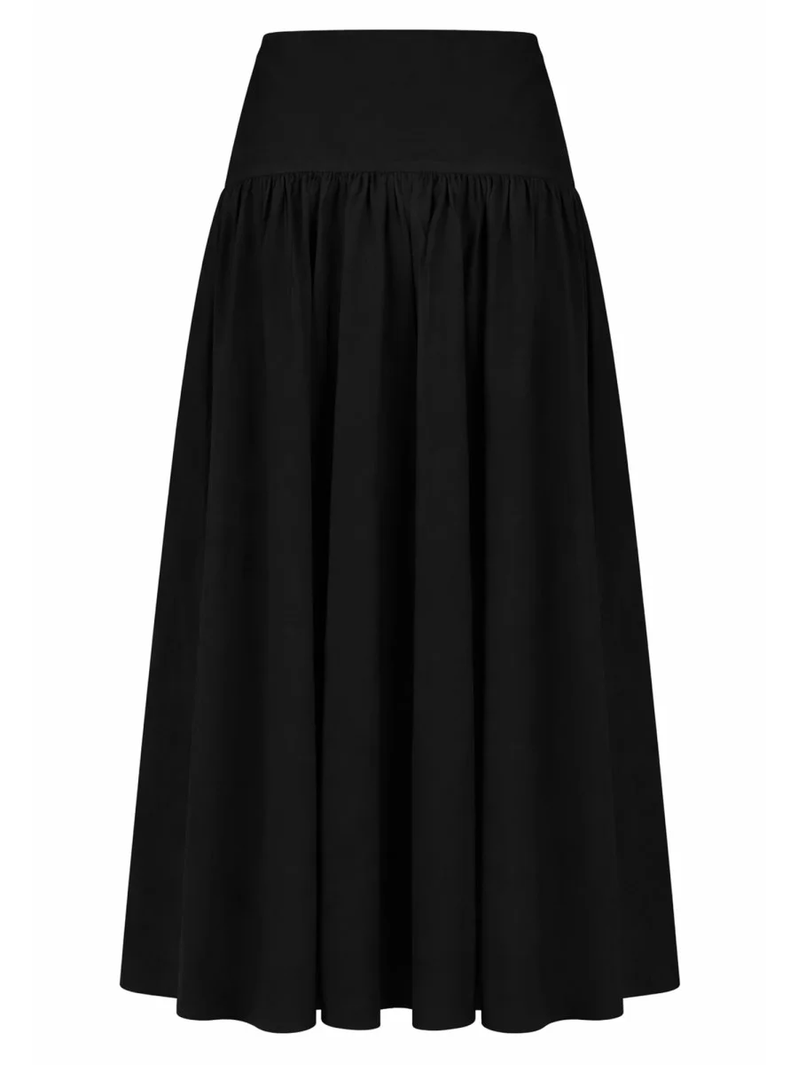 GONNA LUNGA "PROCIDA" IN COTONE - 1