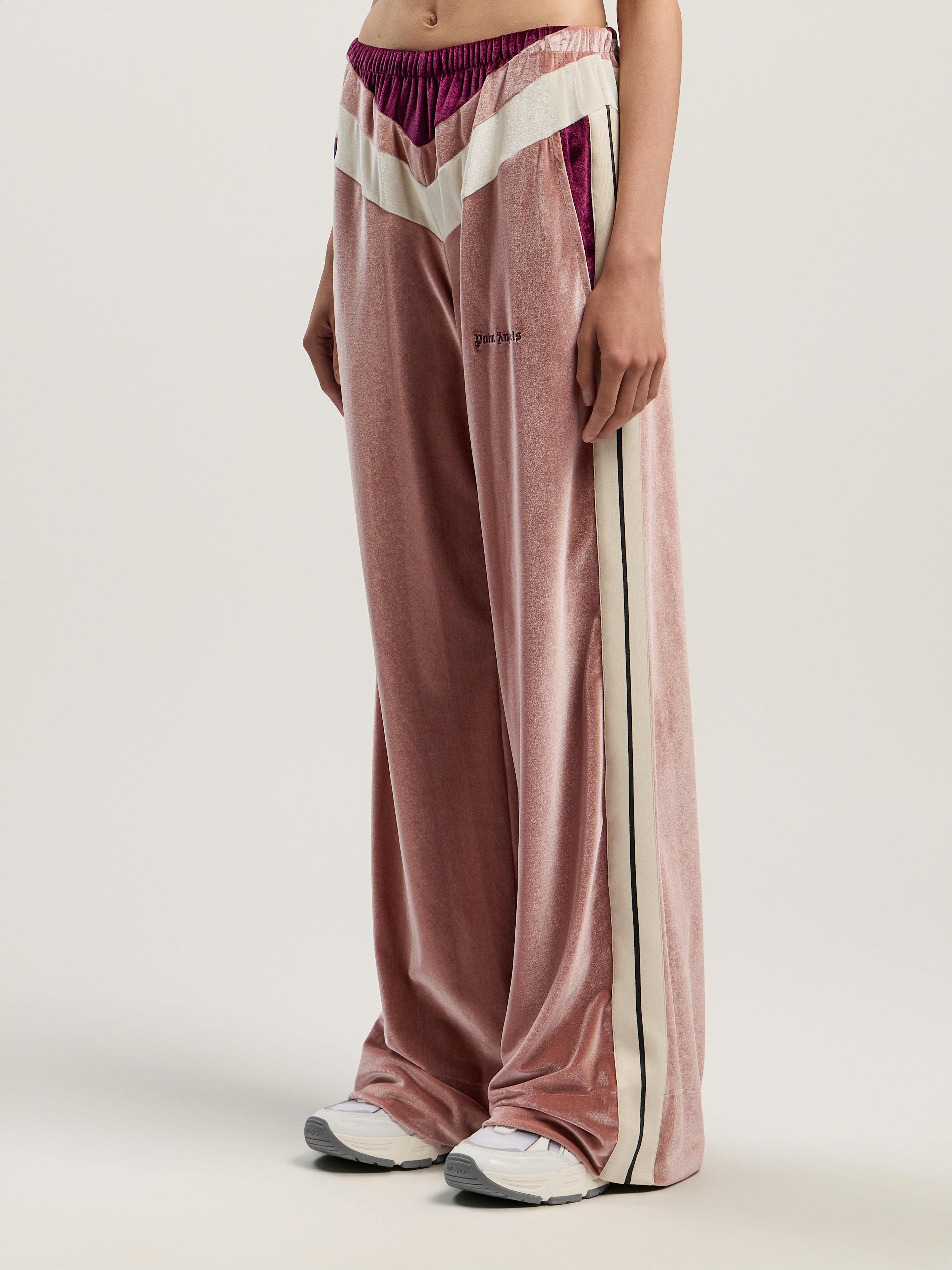 Colorblock Chenille Track Pants - 3