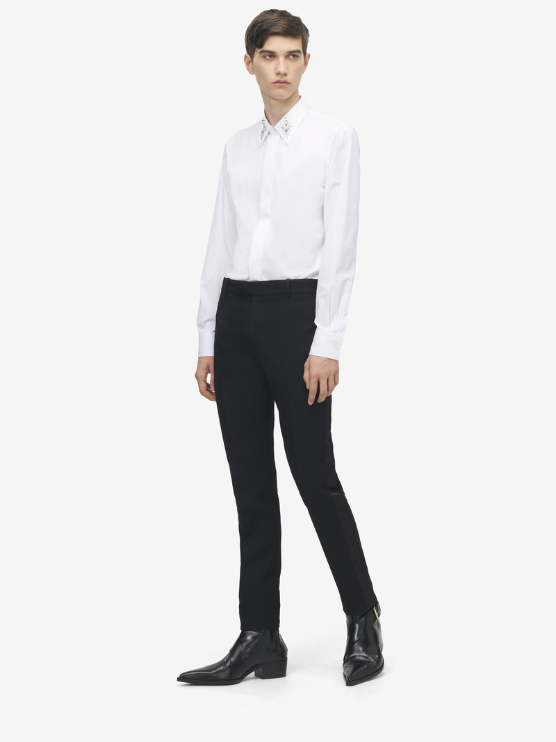 Crystal Mirror Embroidery Shirt 4