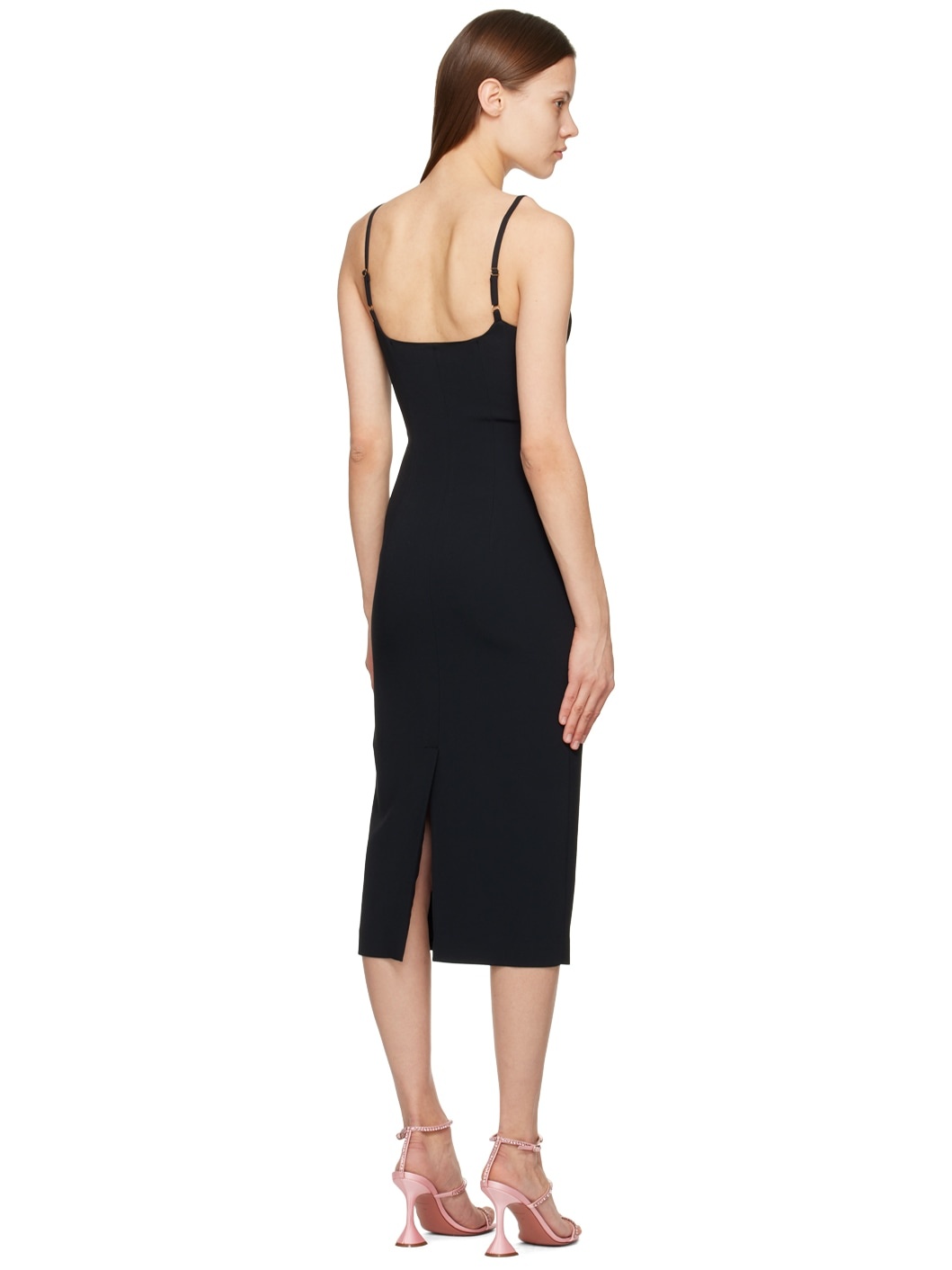 Black Heart Midi Dress - 3