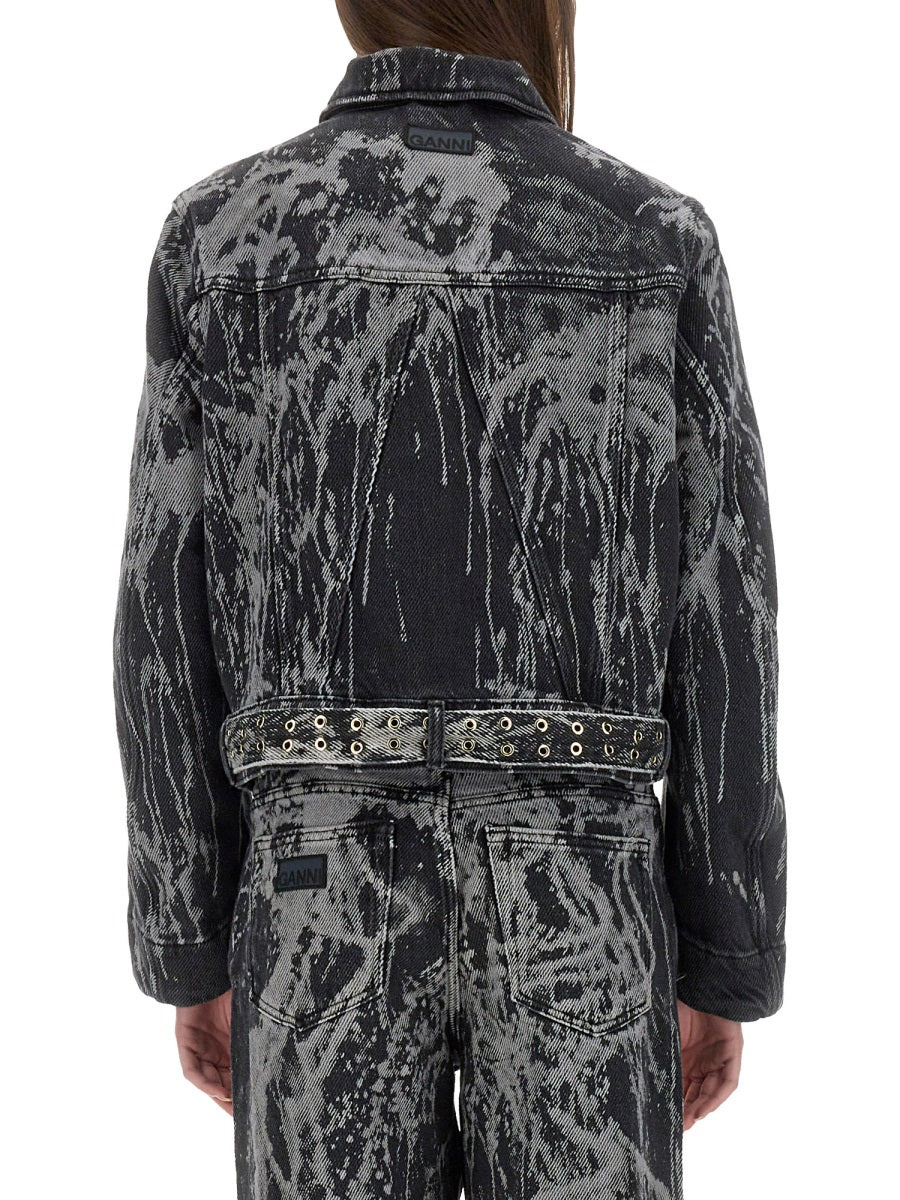 Ganni Women Heavy Denim Jacket - 3