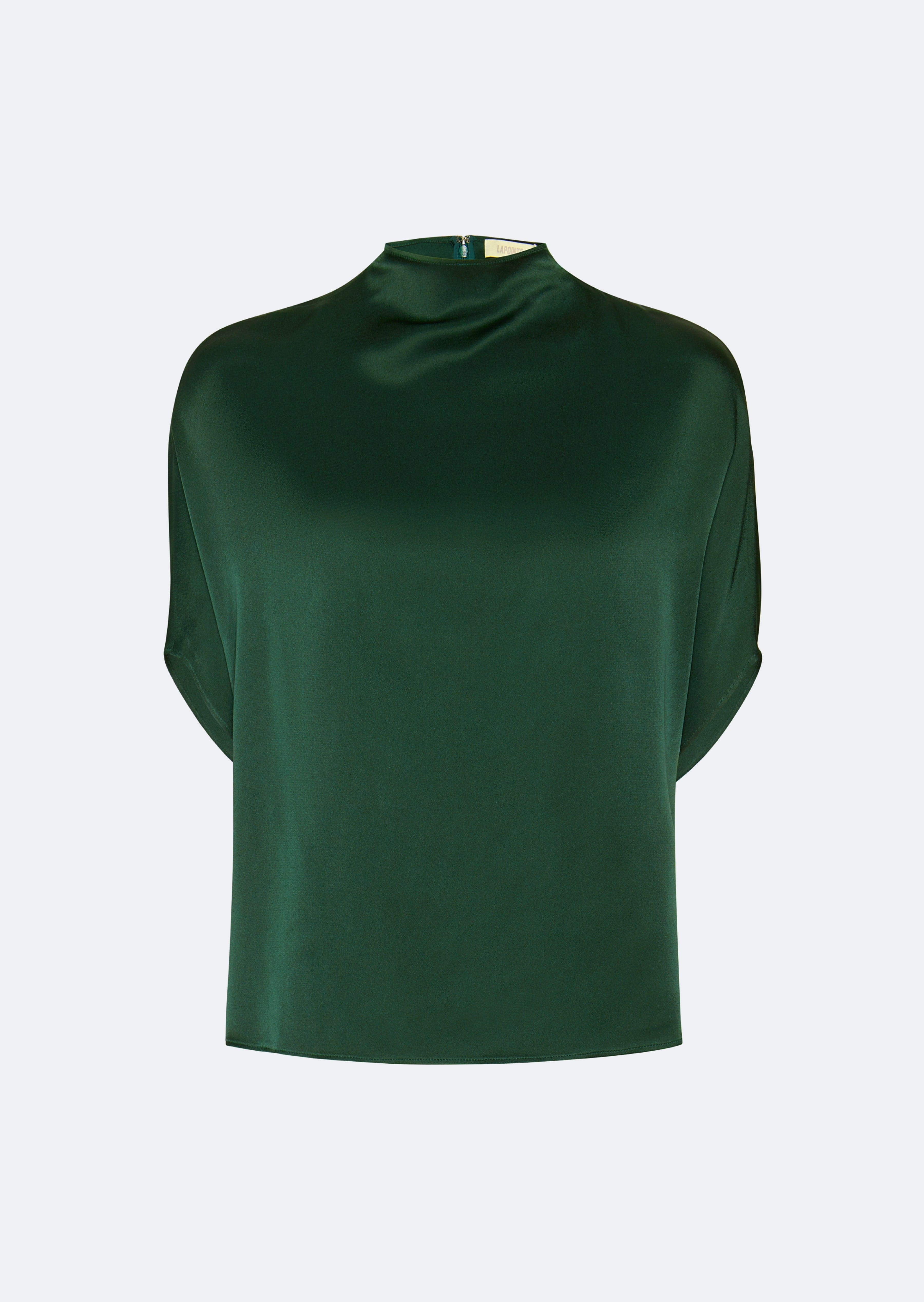 Satin Cape Tee - 1