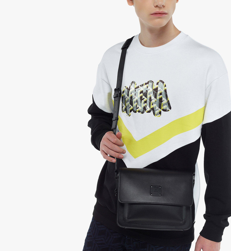 MCM Klassik Messenger Bag in Embossed Spanish Leather outlook