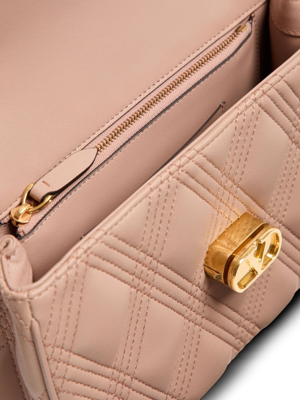 quilted leather shoulder bag - 7