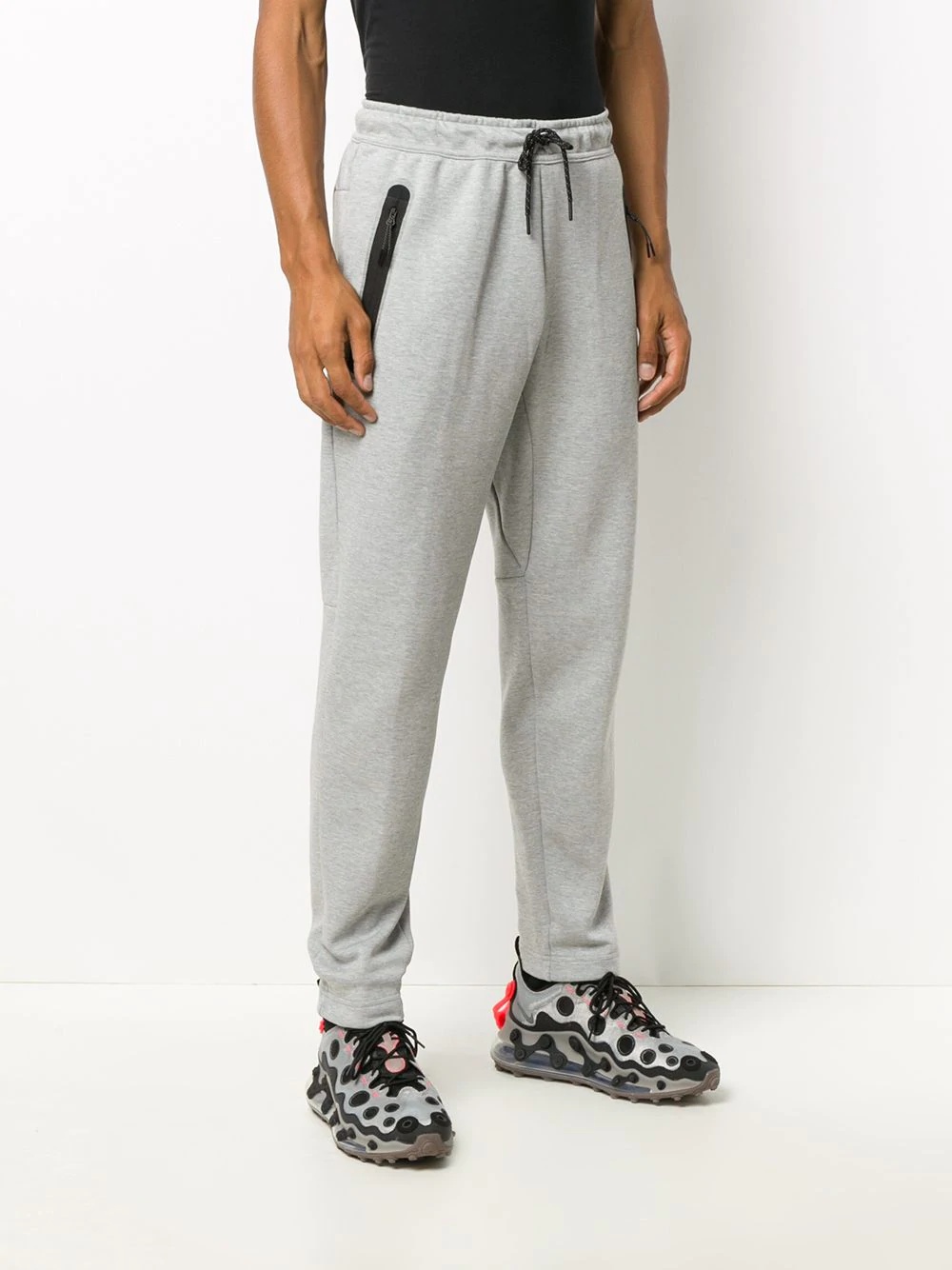 swoosh logo track trousers - 3