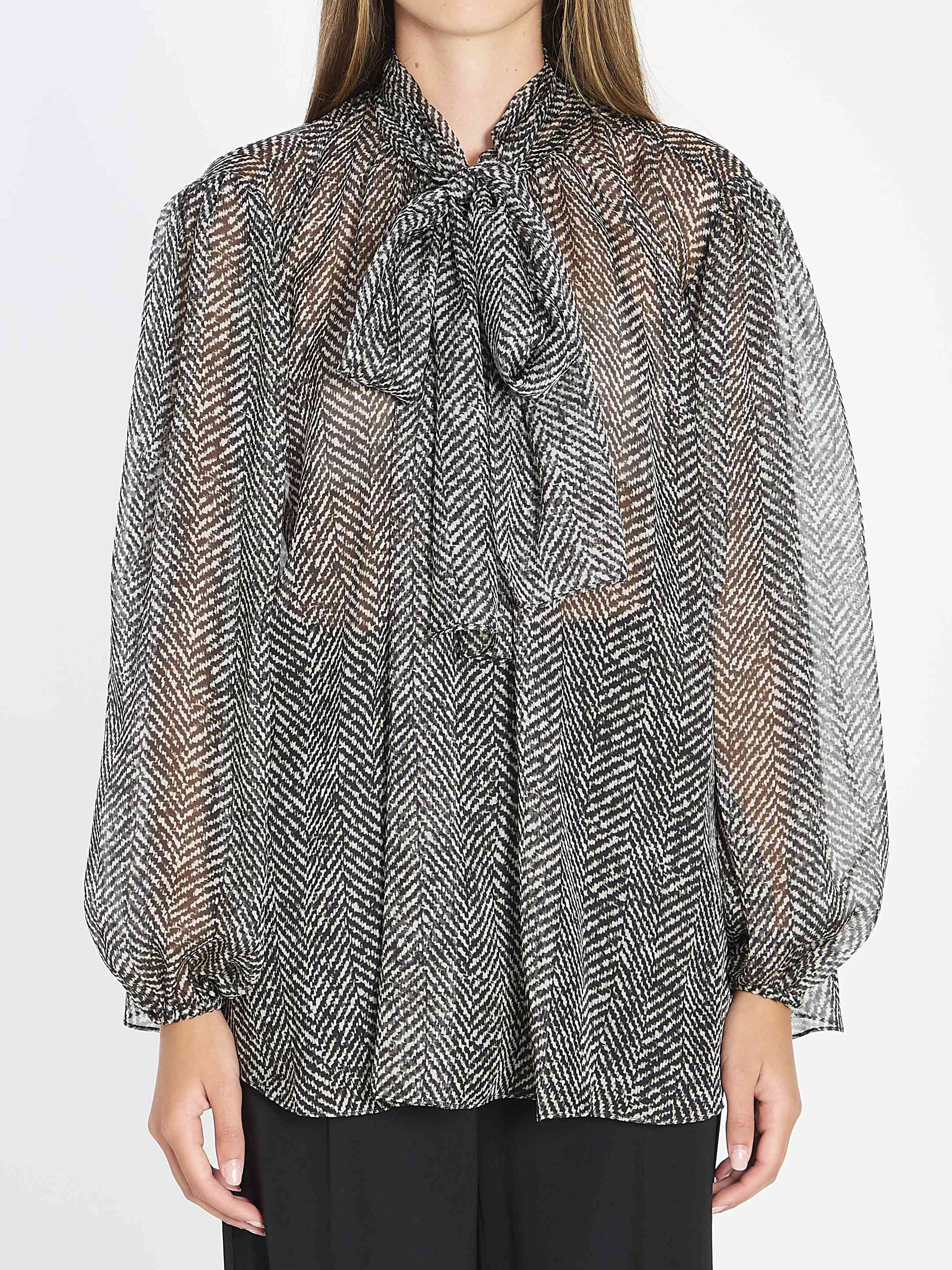 Dolce&Gabbana Women Silk Chiffon Blouse - 1