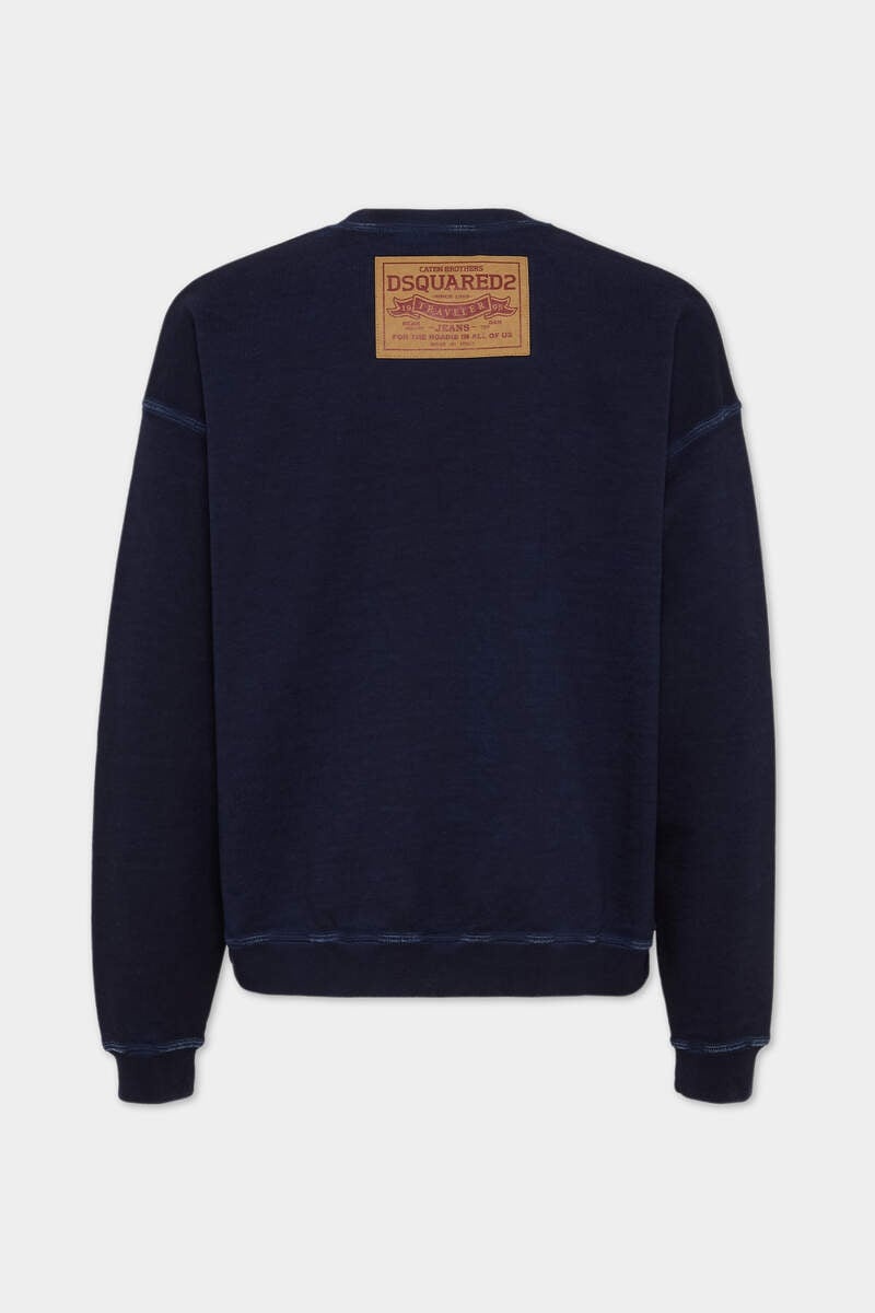 RELAX FIT JEANS PATCH CREWNECK - 2