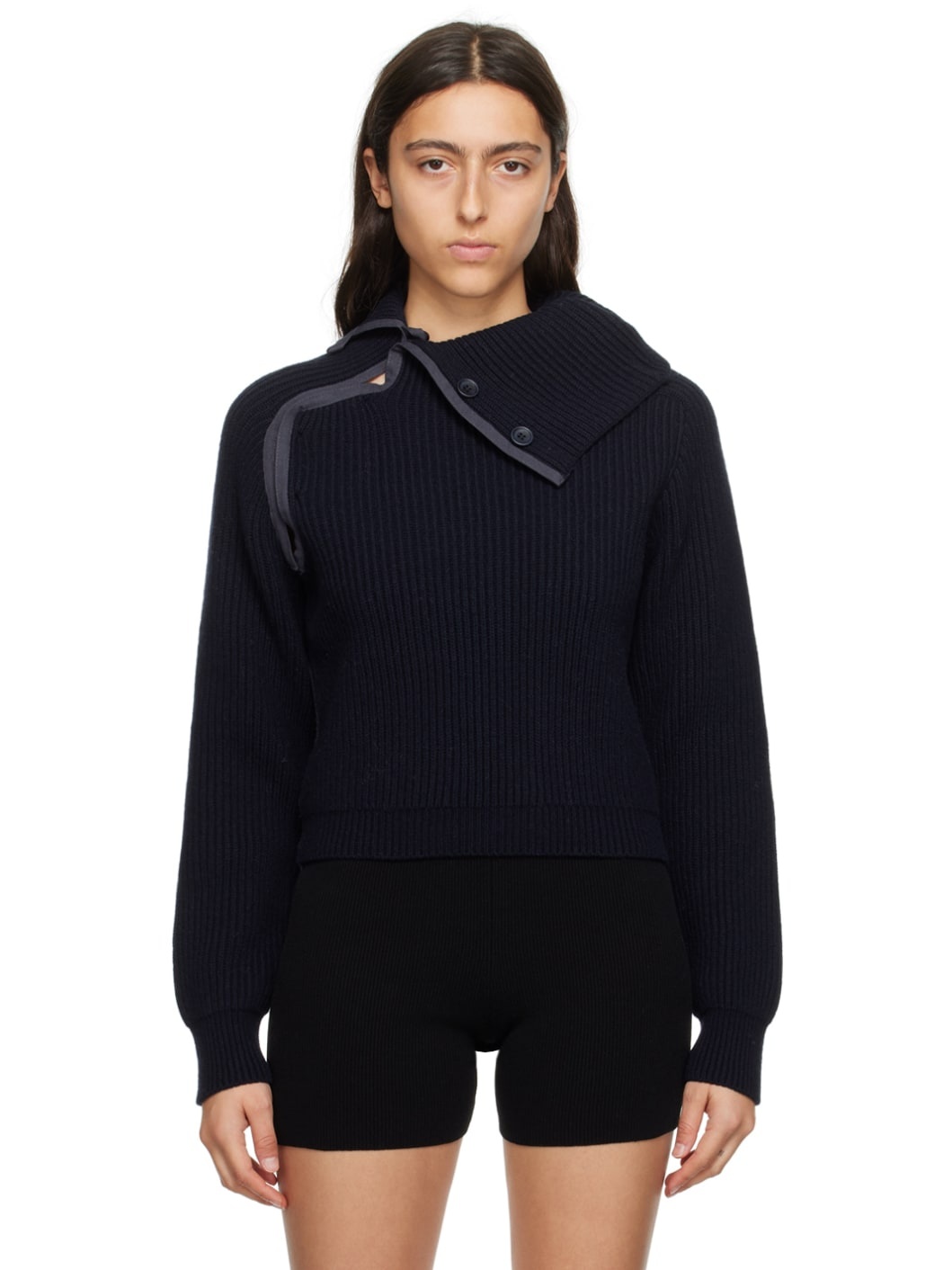 Navy Le Chouchou 'La Maille Vega' Sweater - 1