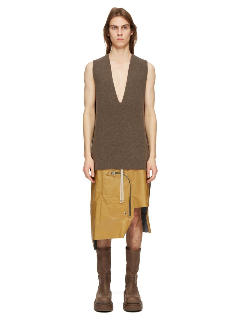 Rick Owens V-neck knitted vest outlook