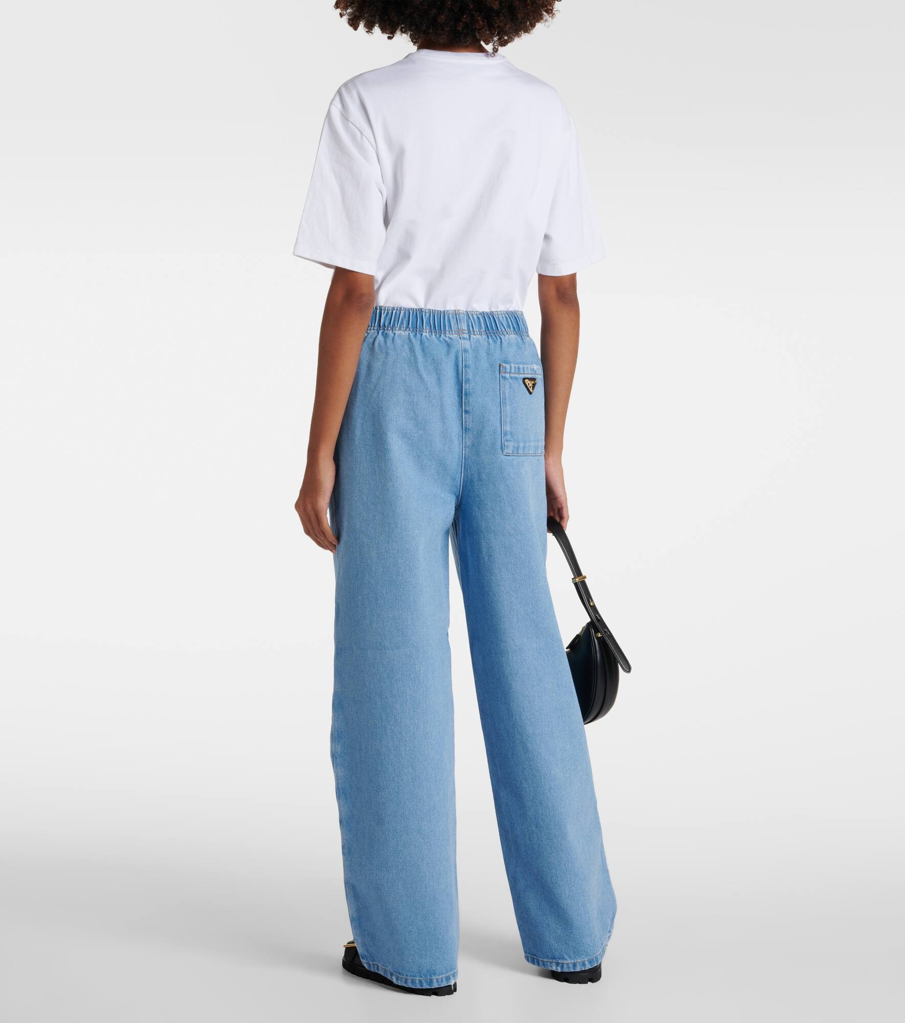 Logo wide-leg jeans - 3