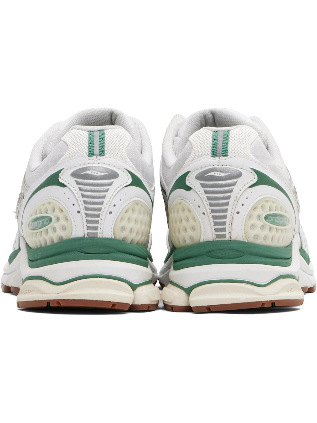 White & Green ProGrid Triumph 4 Sneakers - 2