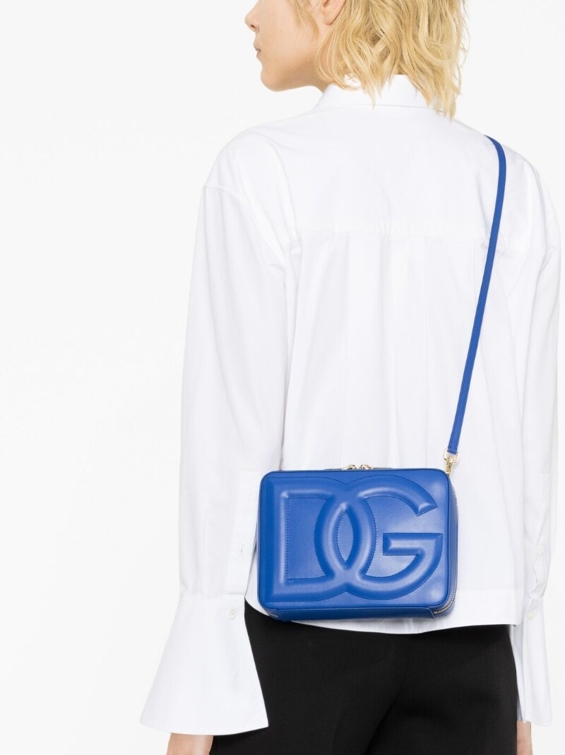 embossed-logo crossbody bag - 3