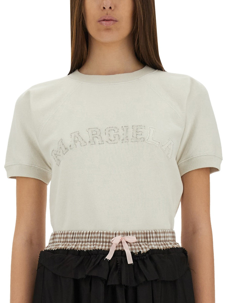 Maison Margiela Women Short-Sleeved Sweatshirt - 4