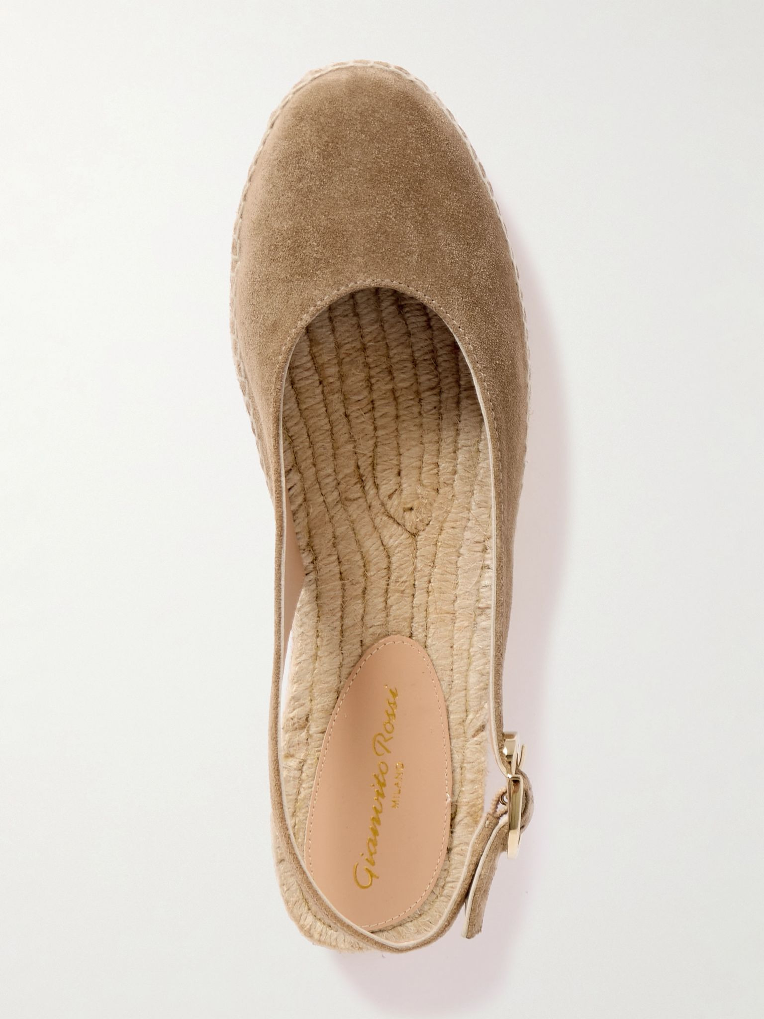 Paz suede slingback espadrilles Taupe - 5