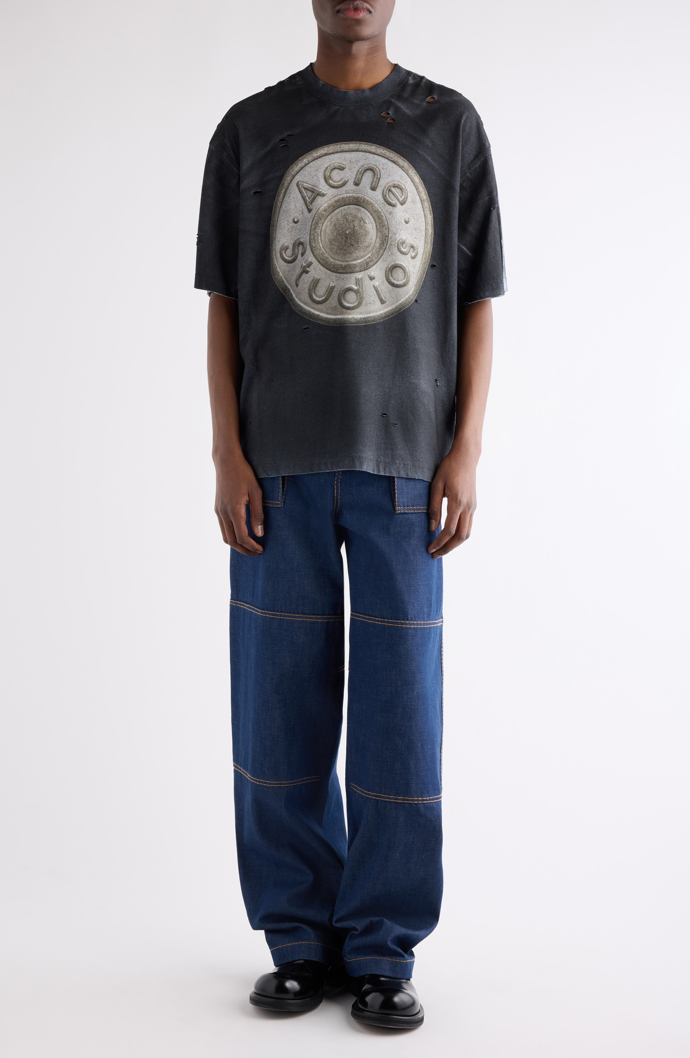 Acne Studios Prino Jeans in Indigo Blue at Nordstrom - 2