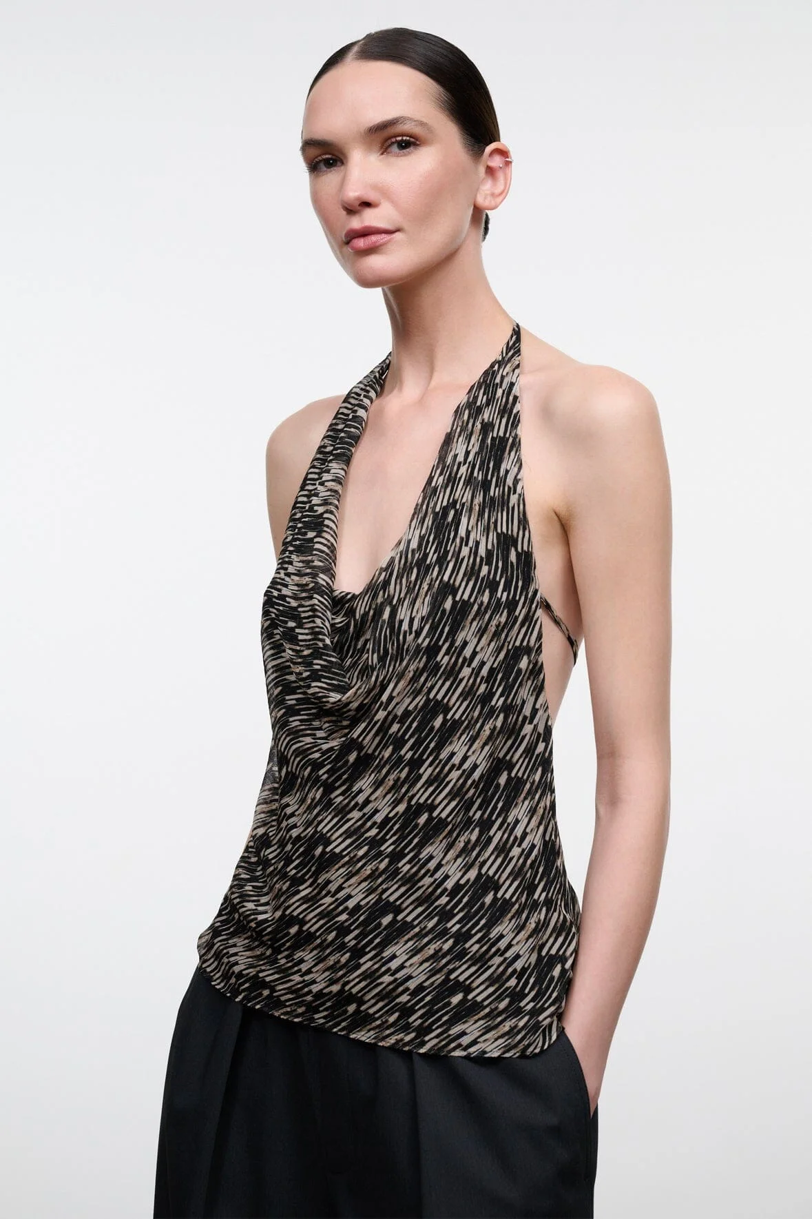 STAUD MINDY TOP PORCUPINE QUILL - 1
