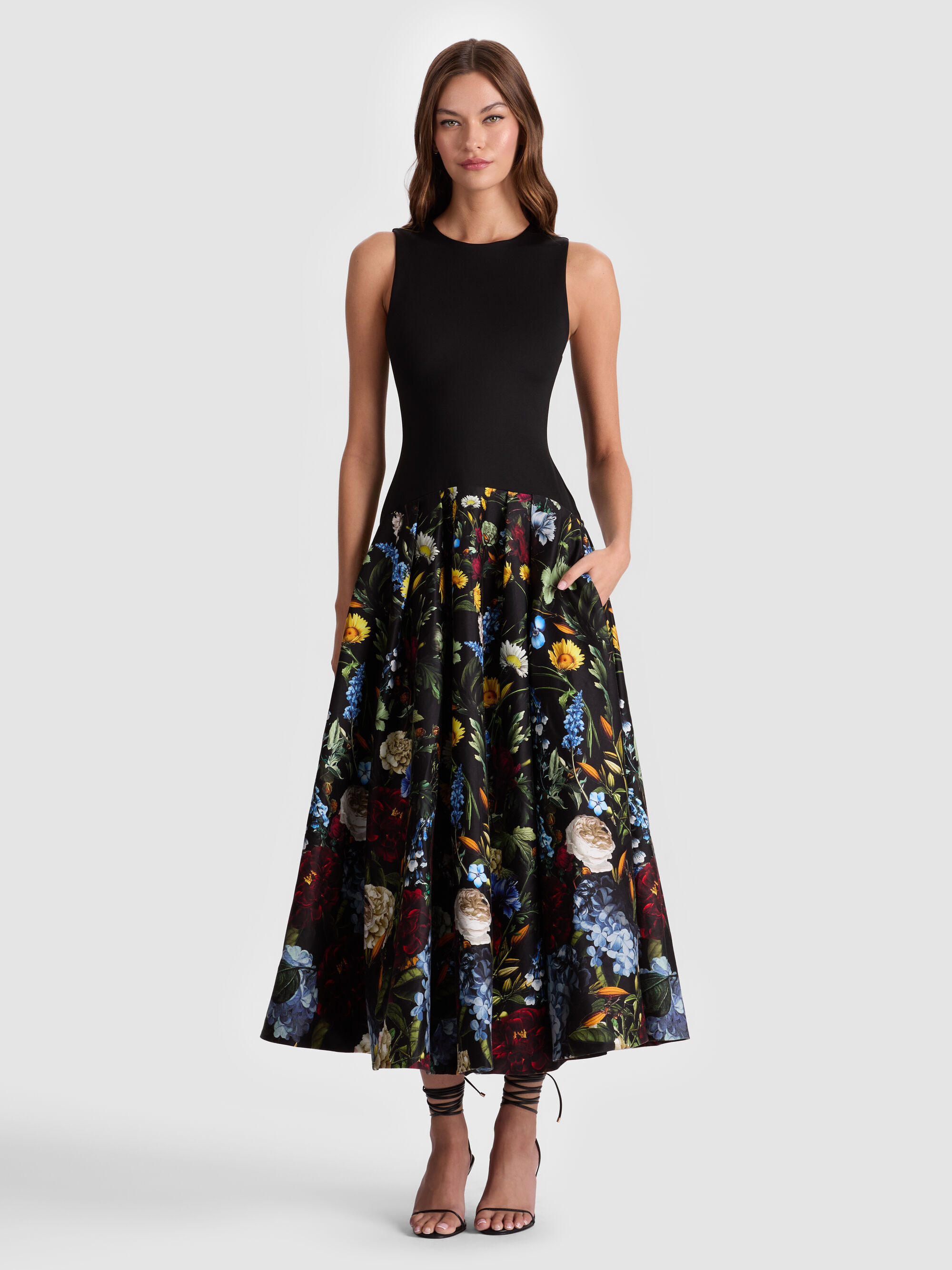 ADLEY DROP WAIST MIDI DRESS - 2