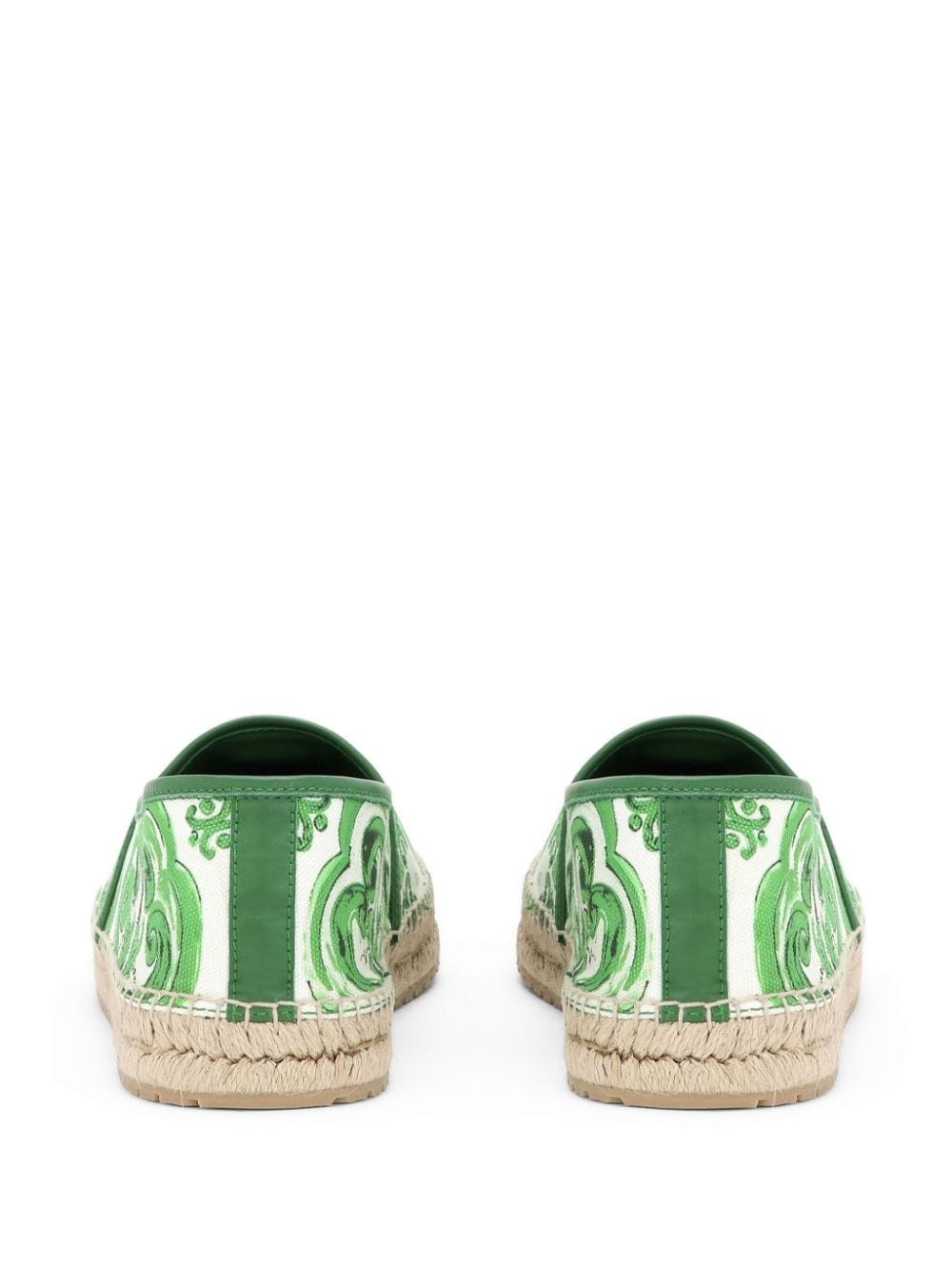 Majolica-print logo-plaque espadrilles - 3