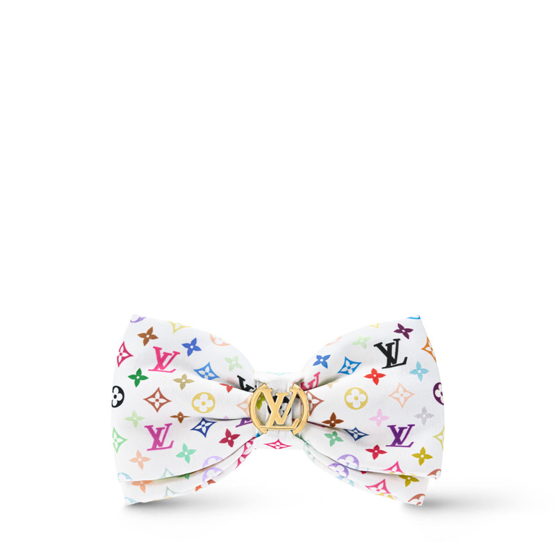 LV x TM Monogram Multicolor Bow Barrette 1