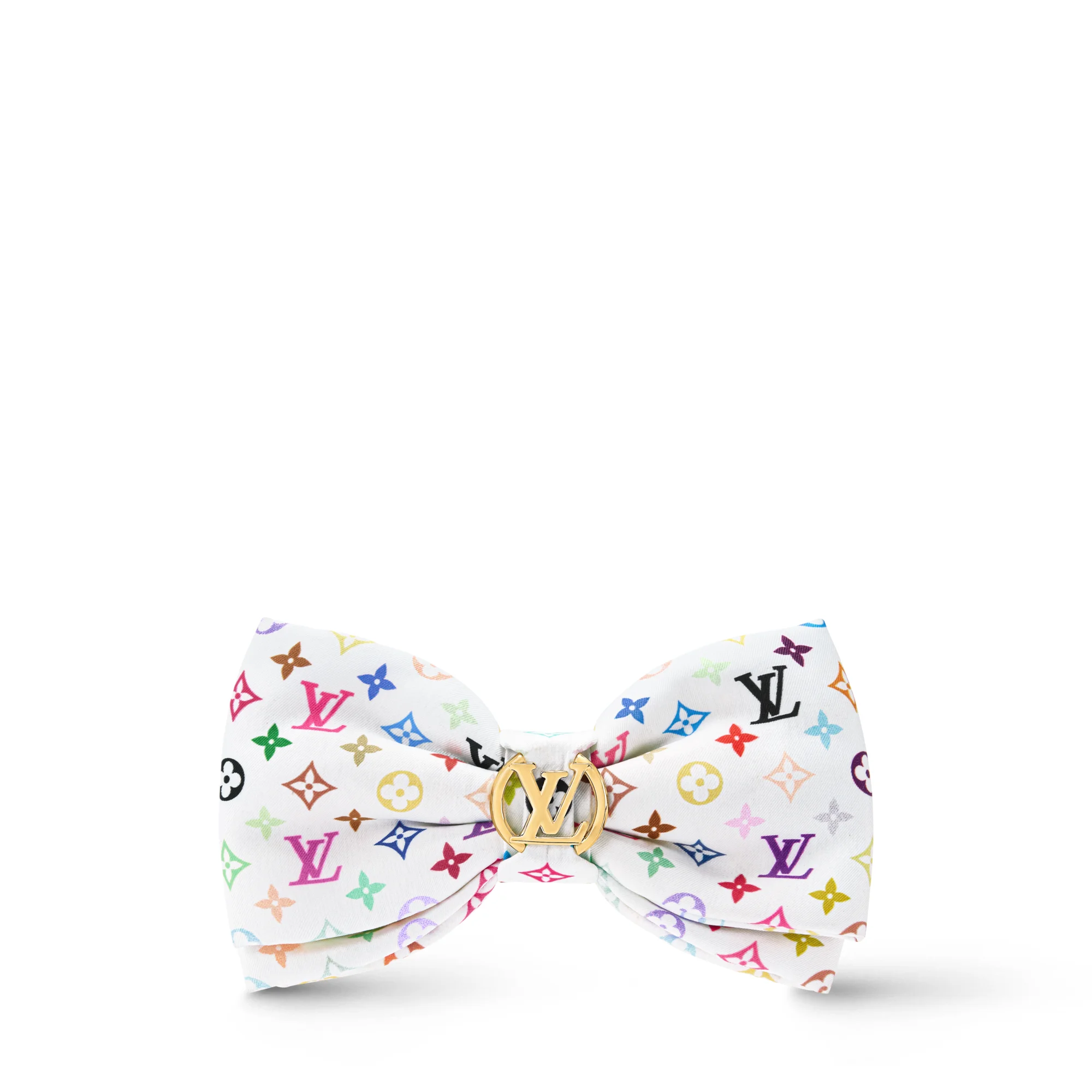 LV x TM Monogram Multicolor Bow Barrette - 1