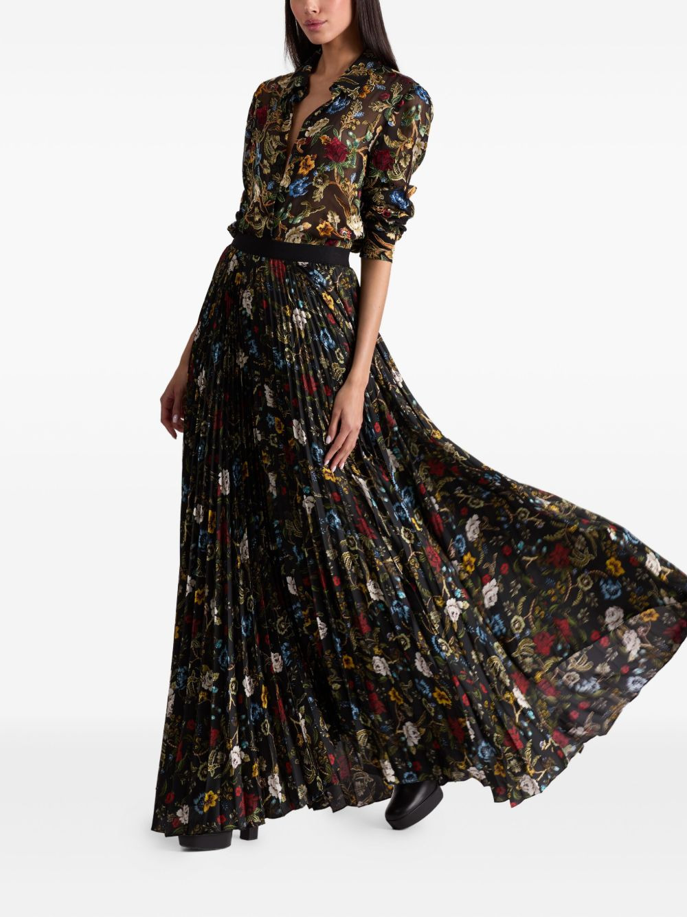 Katz pleated maxi skirt - 3