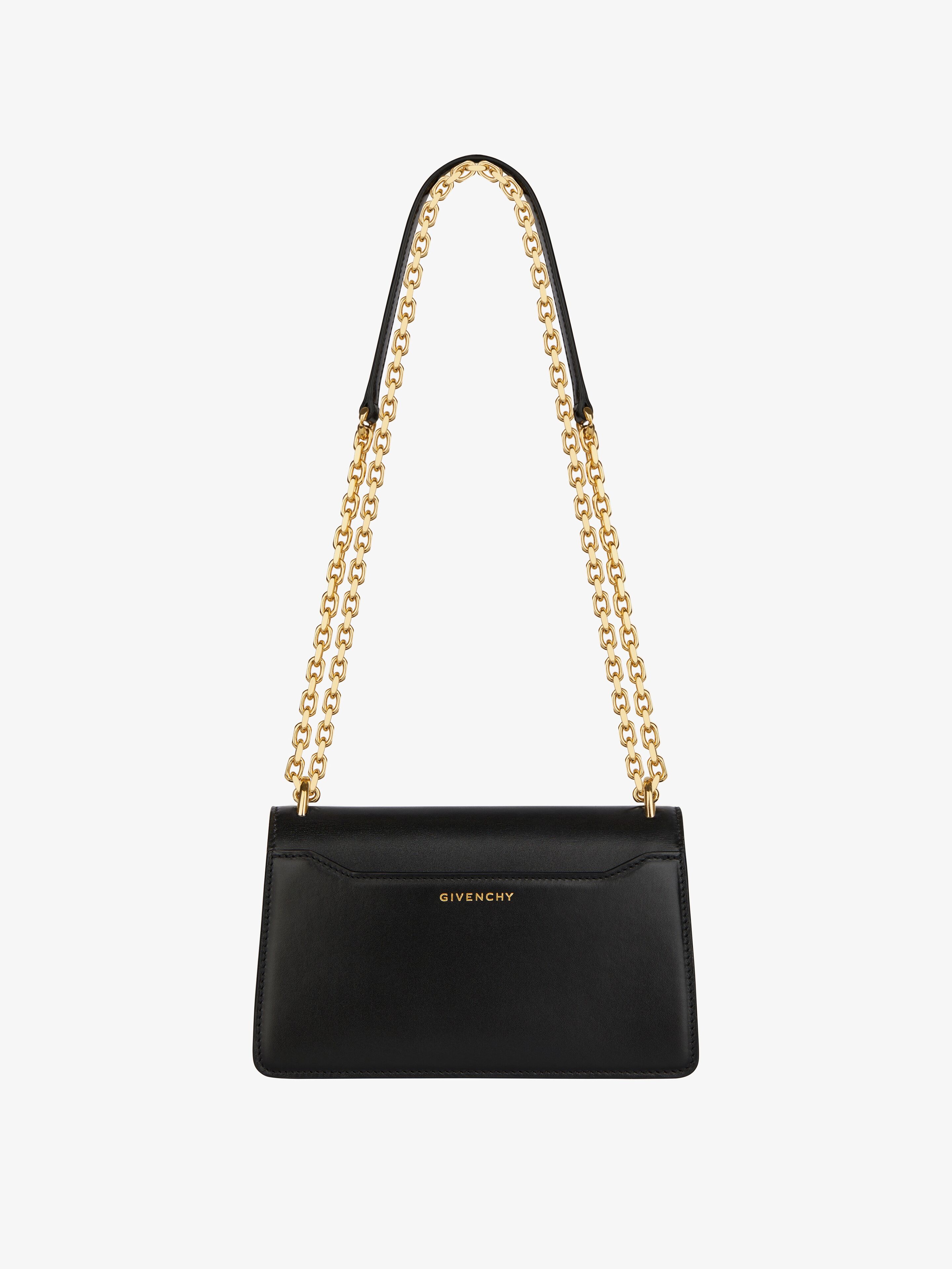 SMALL 4G BAG IN LEATHER WITH CHAIN - 5