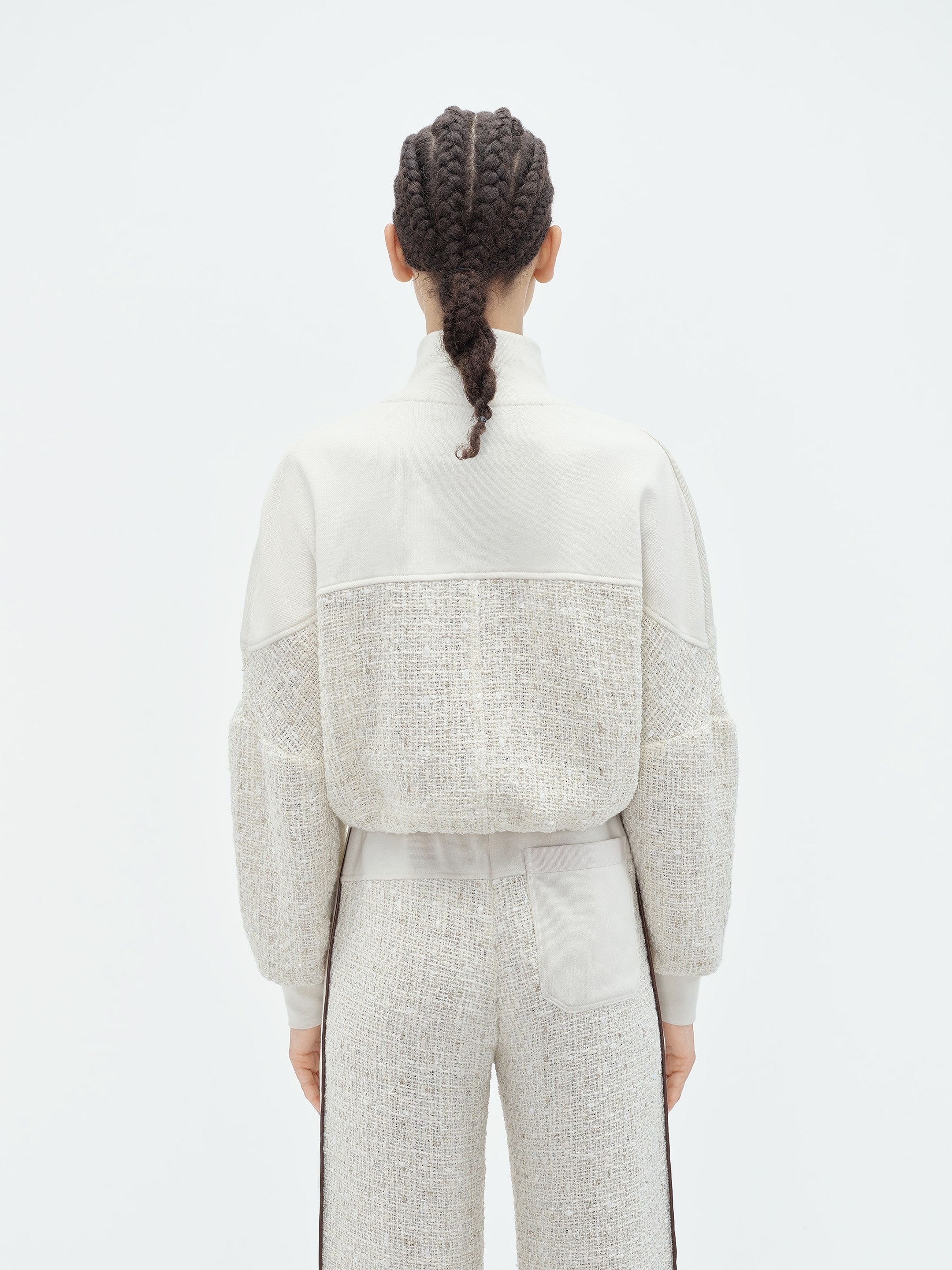 BOUCLE HYBRID TRACK JACKET - 5