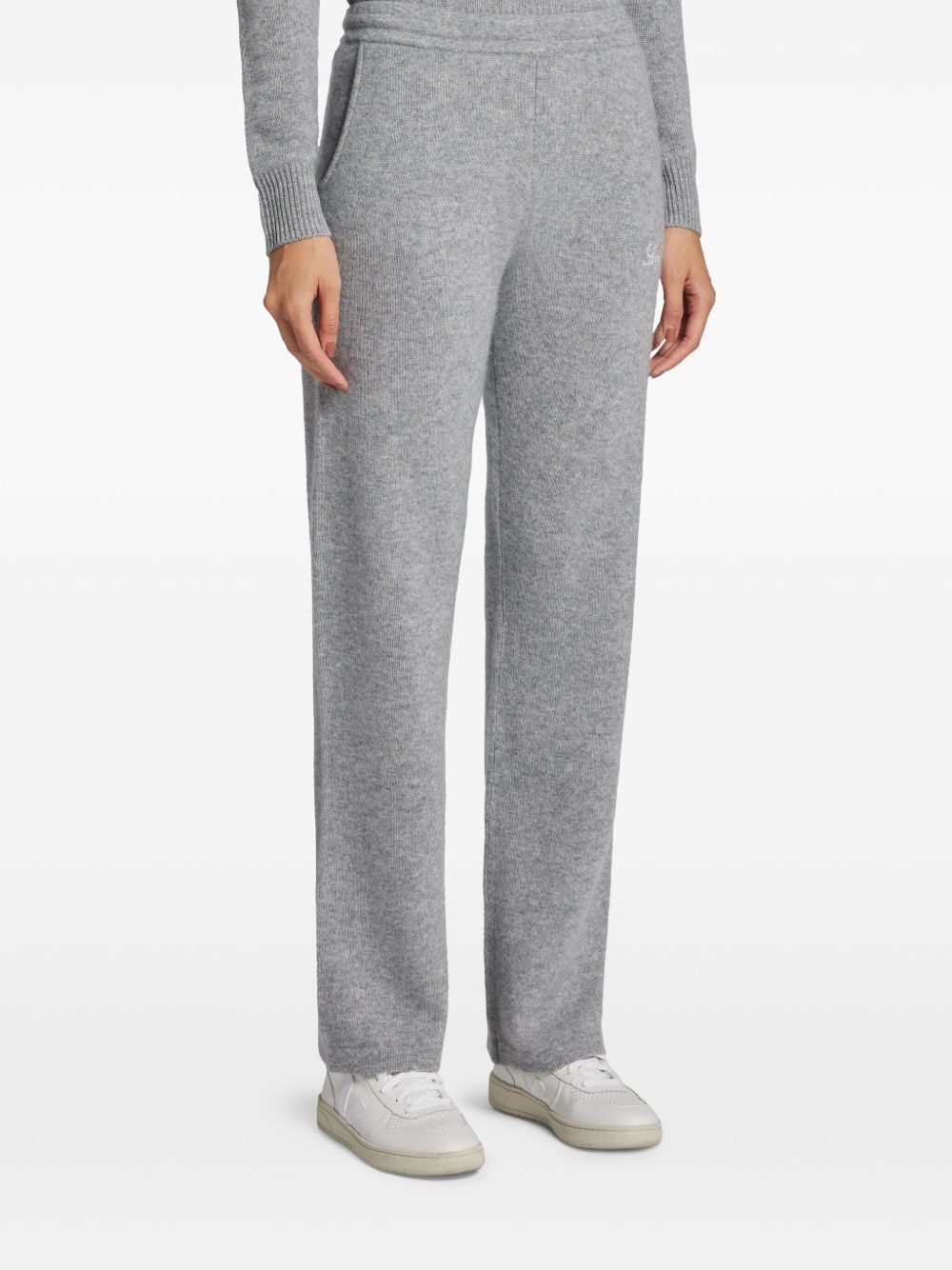 logo-embroidered track pants - 3