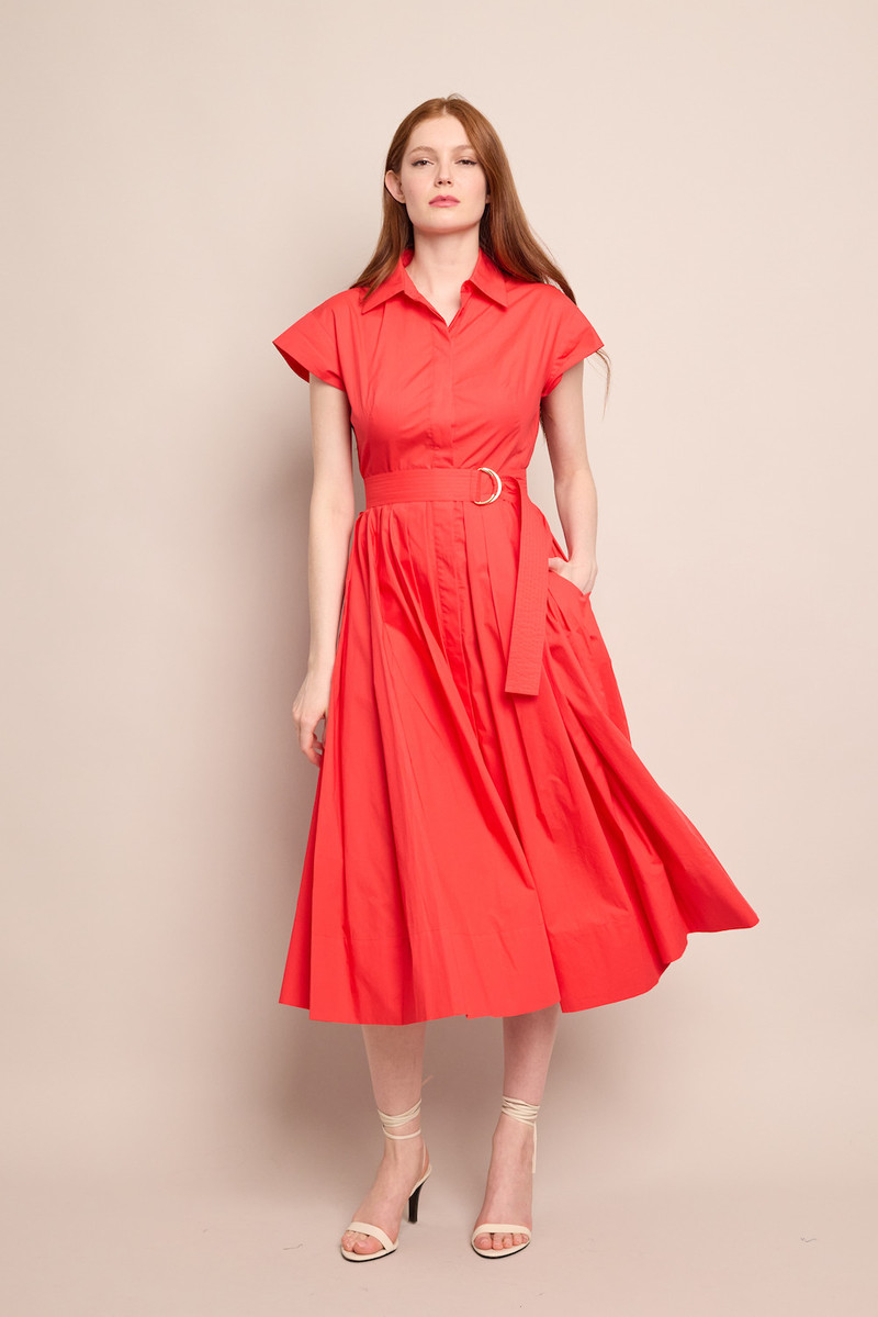 Cara Cara Octavia Dress
Crisp, Belted, and Effortlessly Polished with a Flirtatious Edge outlook
