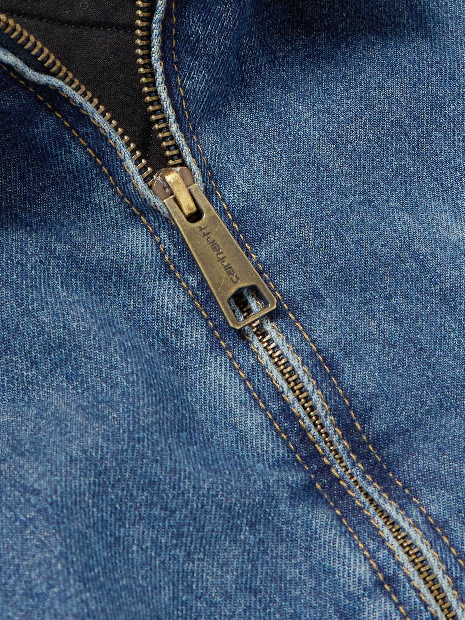 OG Detroit Corduroy-Trimmed Padded Denim Jacket - 4