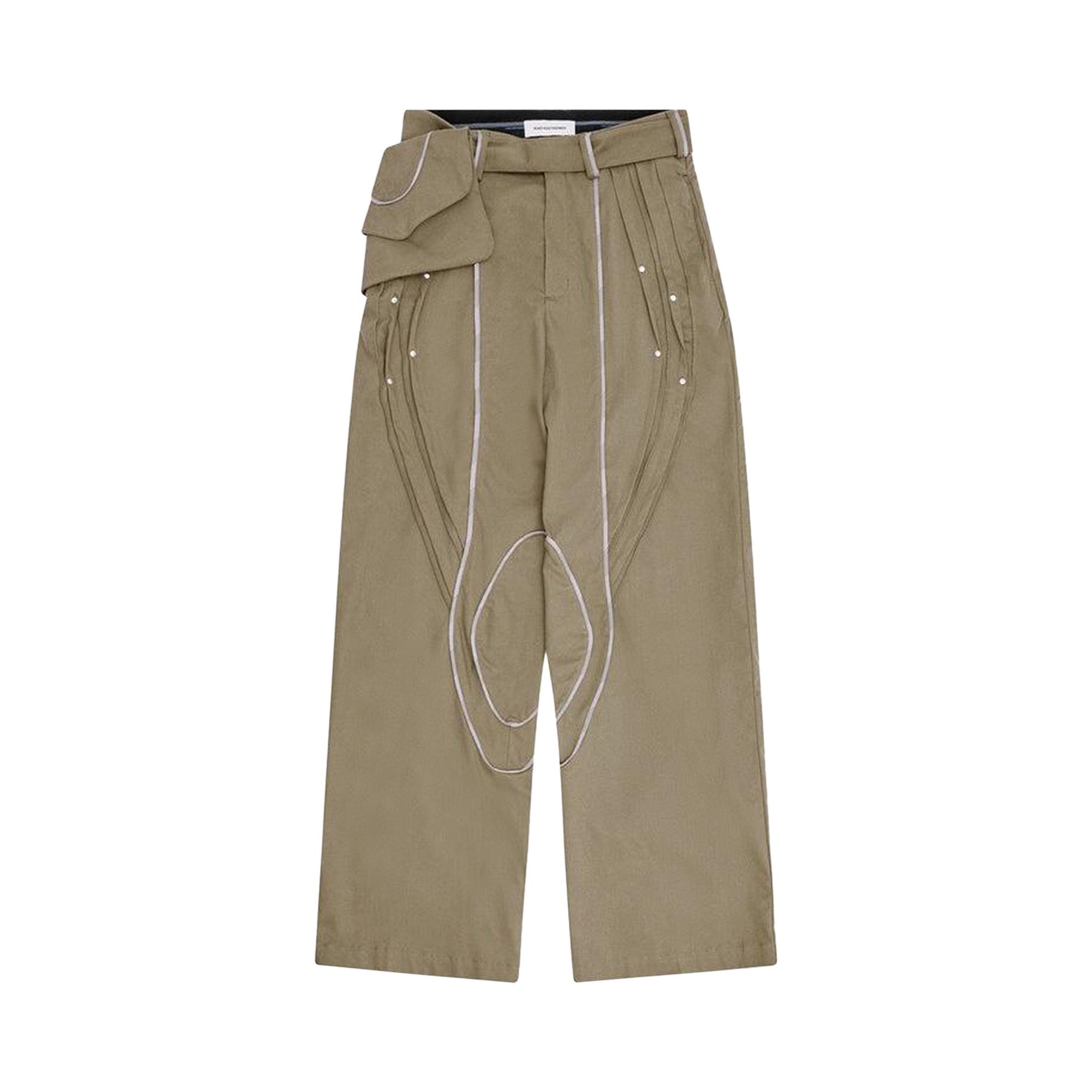 Kiko Kostadinov Chalice Trouser 'Brass Green' - 1