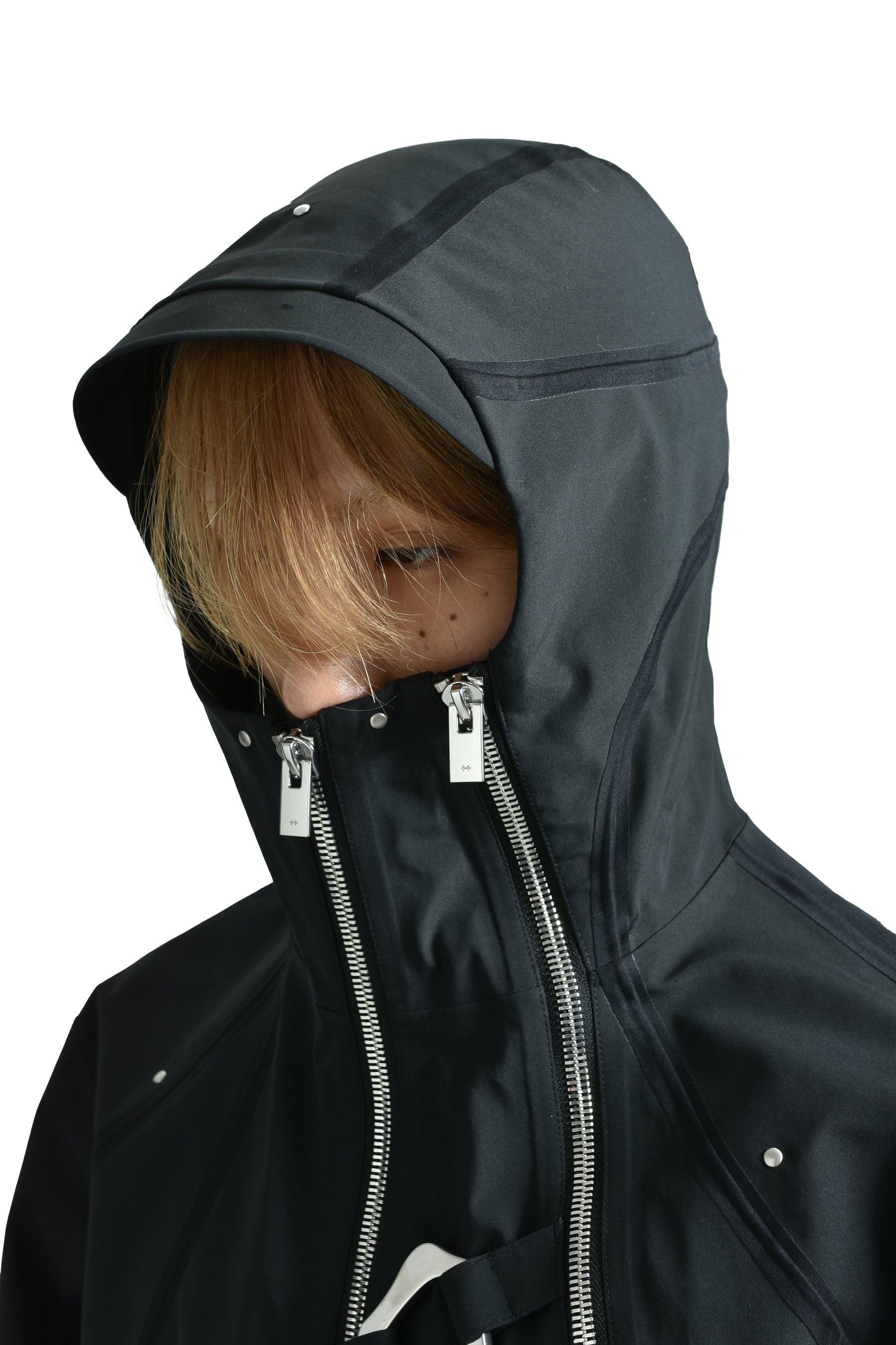 MOIRE TECHNICAL JACKET / BLK - 4