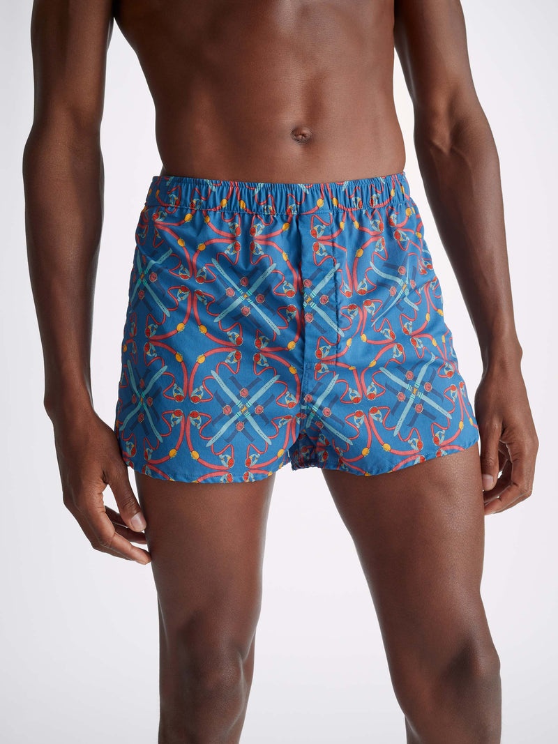 Men's Modern Fit Boxers Ledbury 64 Cotton Batiste Multi - 5