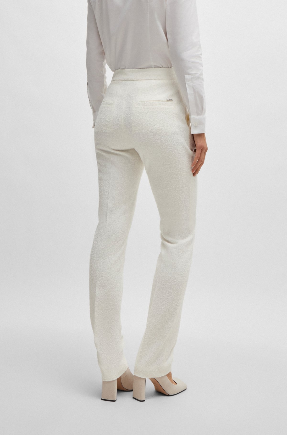 SLIM-LEG TROUSERS - 4