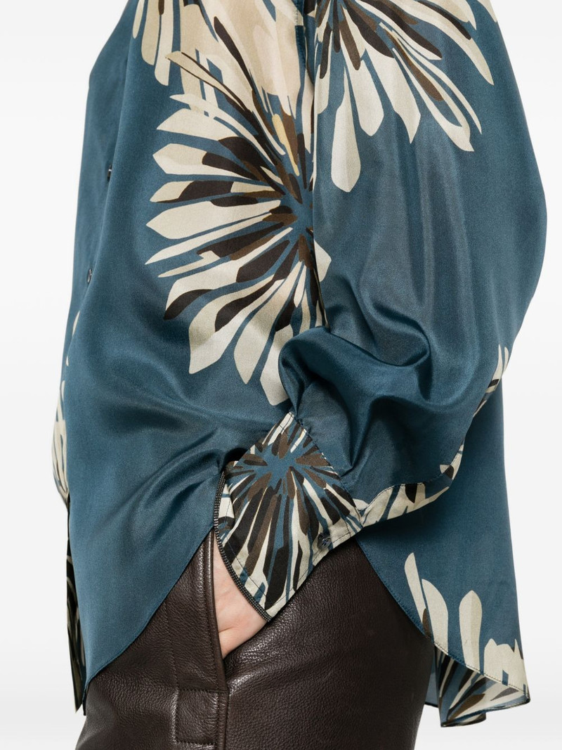 floral-print buttoned shirt 5