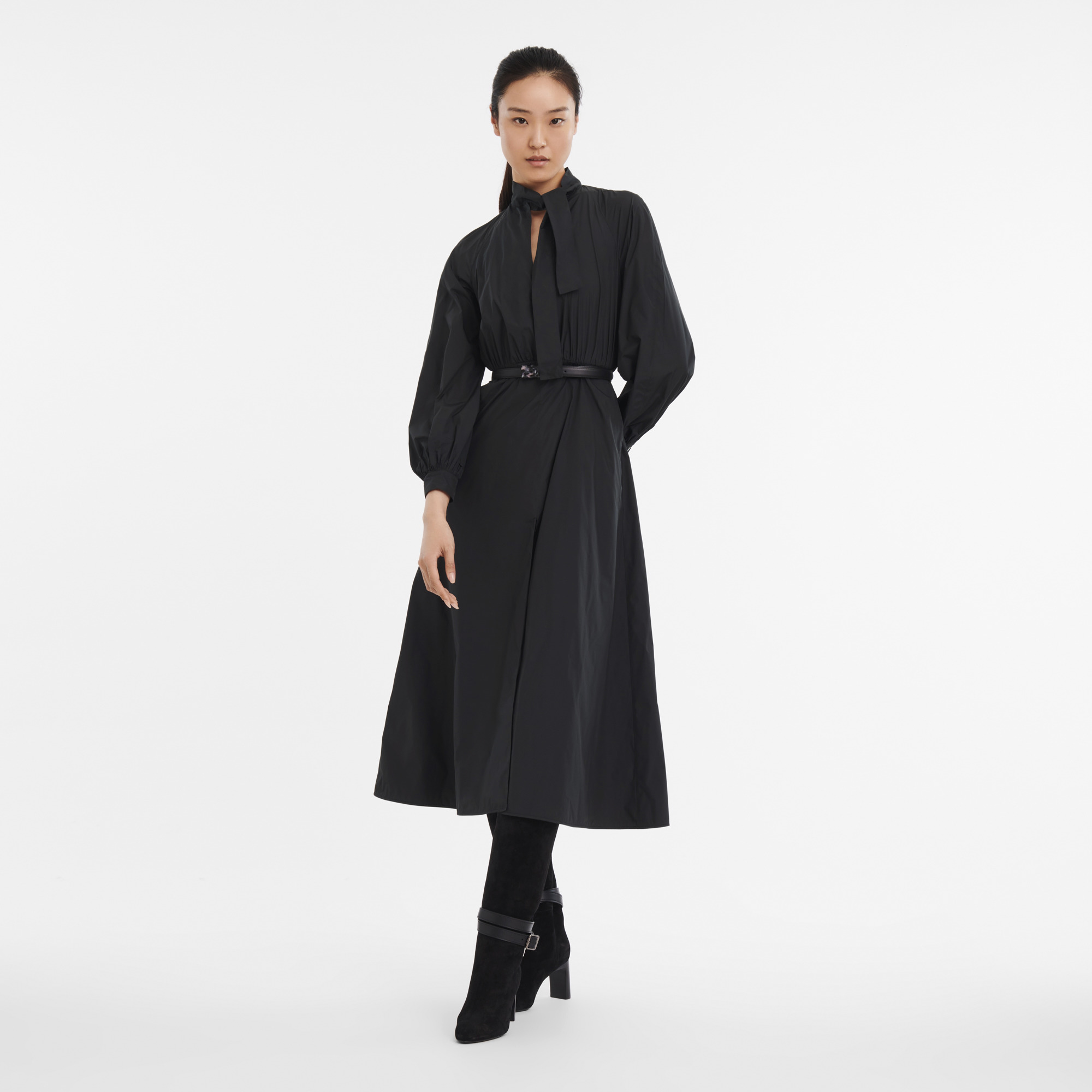 Dress Black - Taffeta - 3