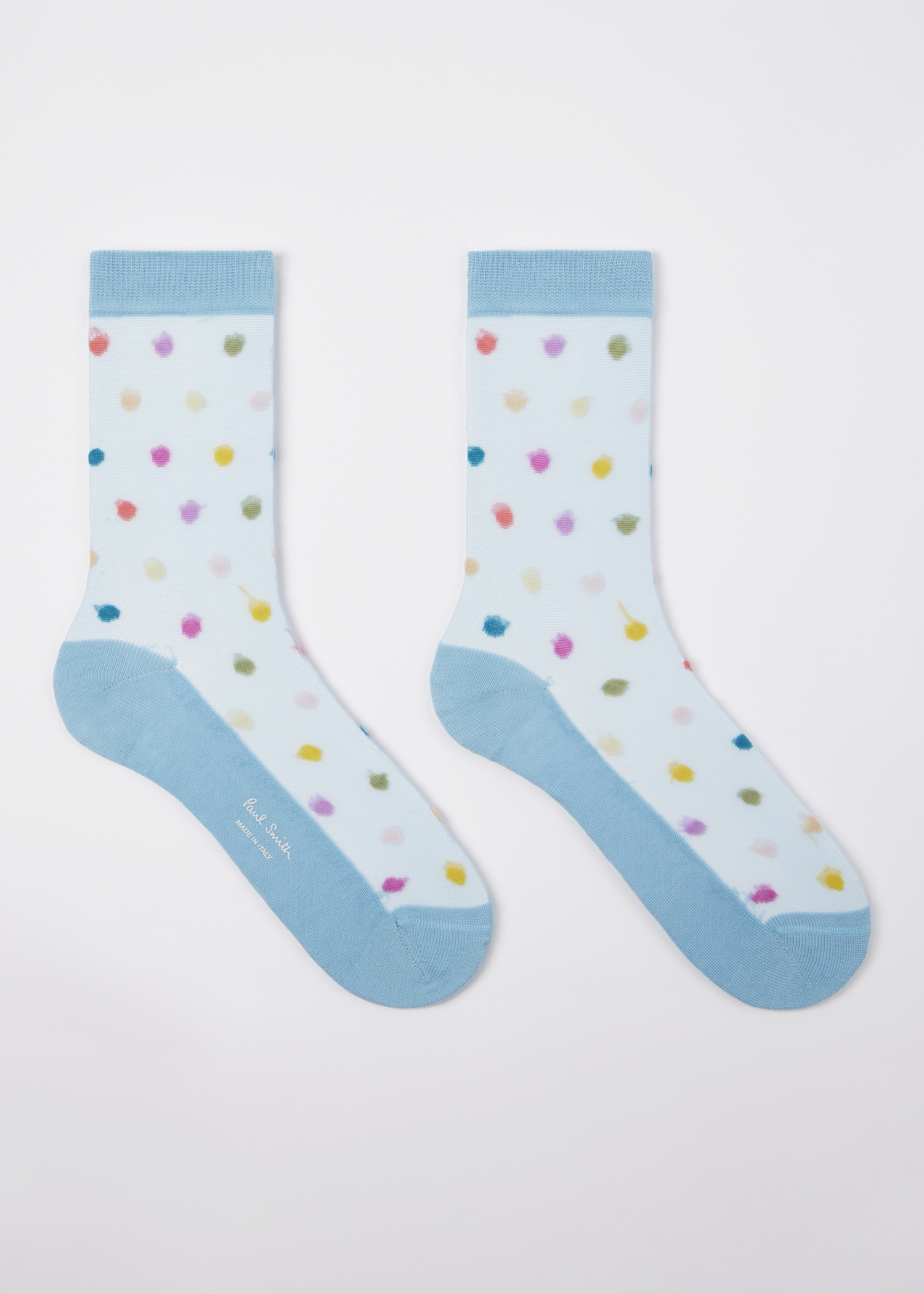 Women's Sheer Polka Dot Socks - 2