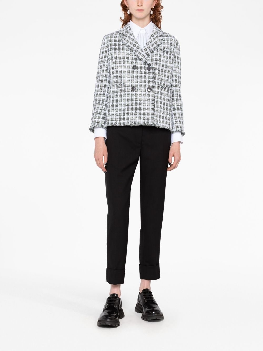 cropped tailored trousers - 2