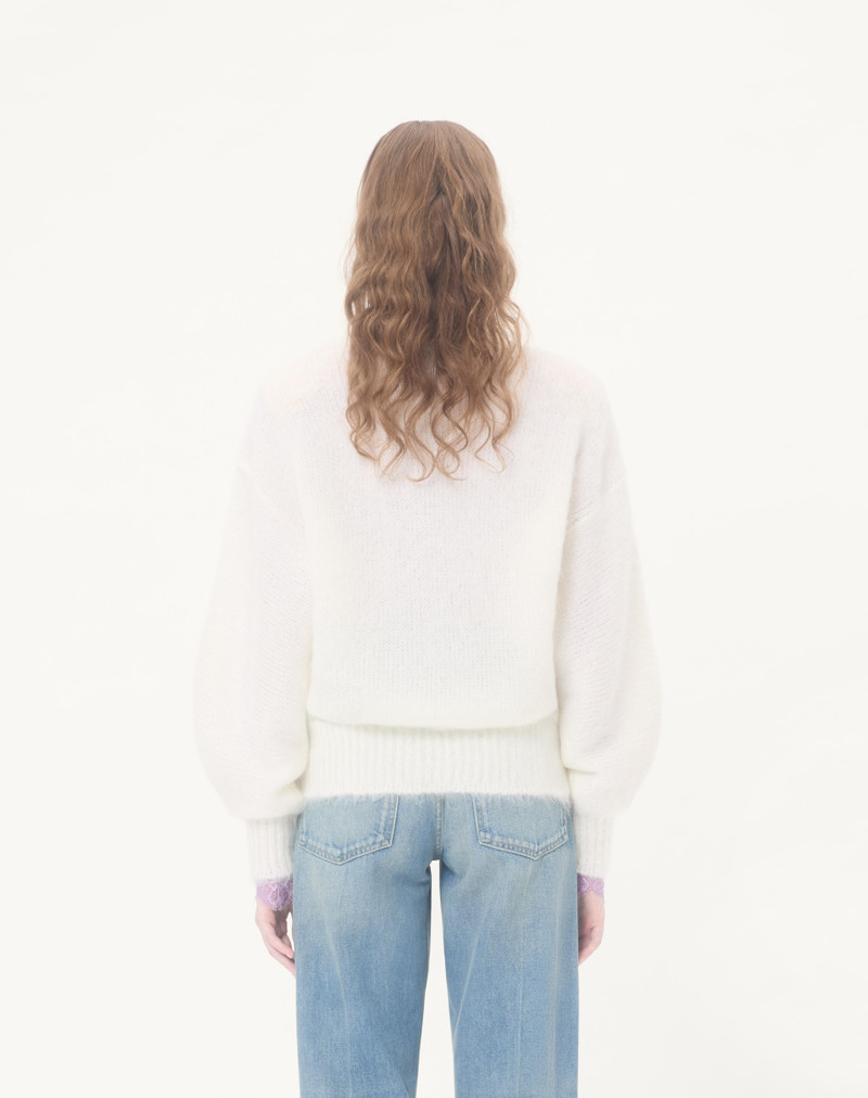 EMBROIDERED MOHAIR WOOL JUMPER 6