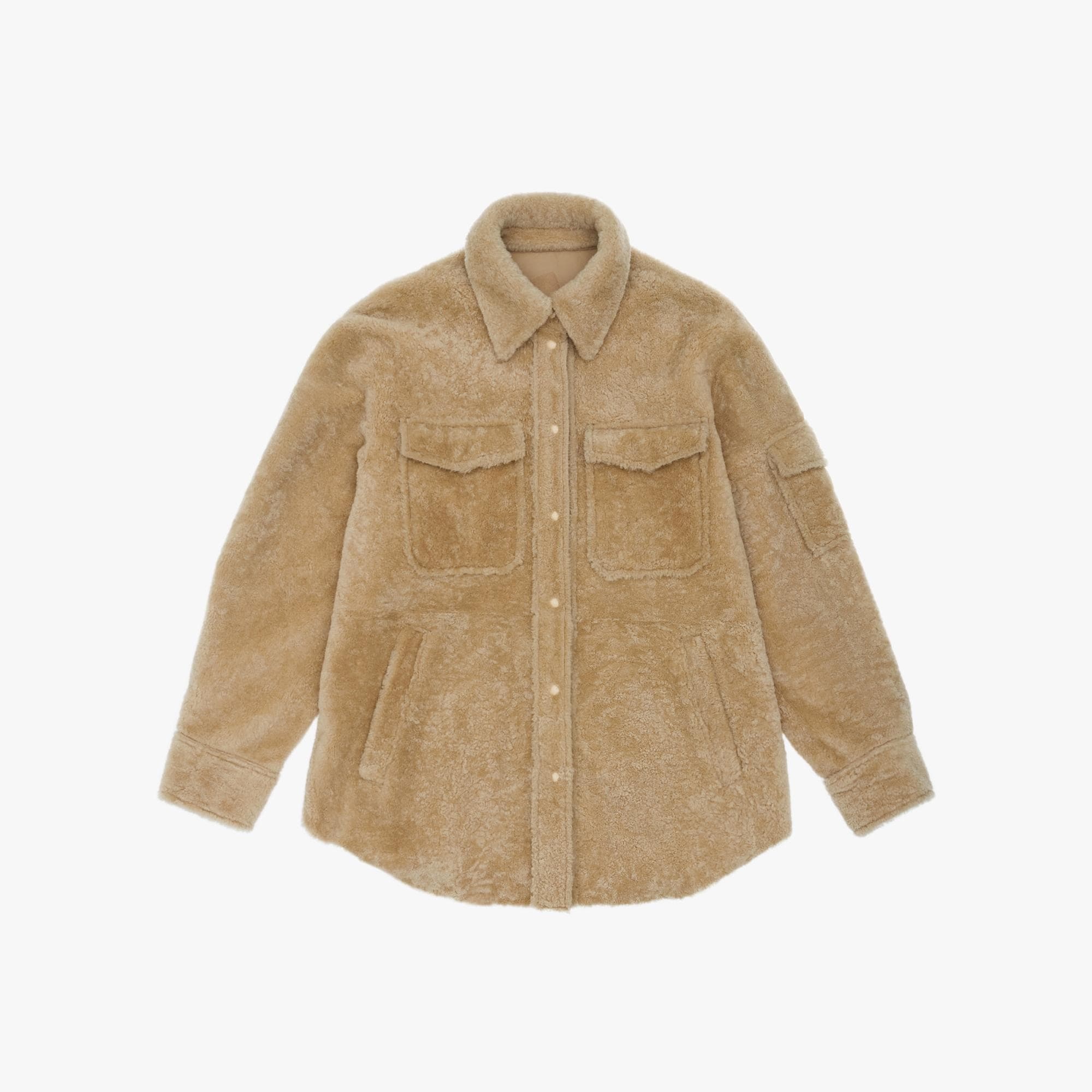 SHEARLING SHIRT JACKET - 1