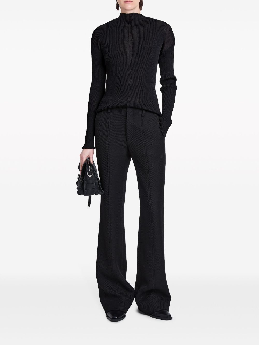 Camille ribbed-knit top - 2