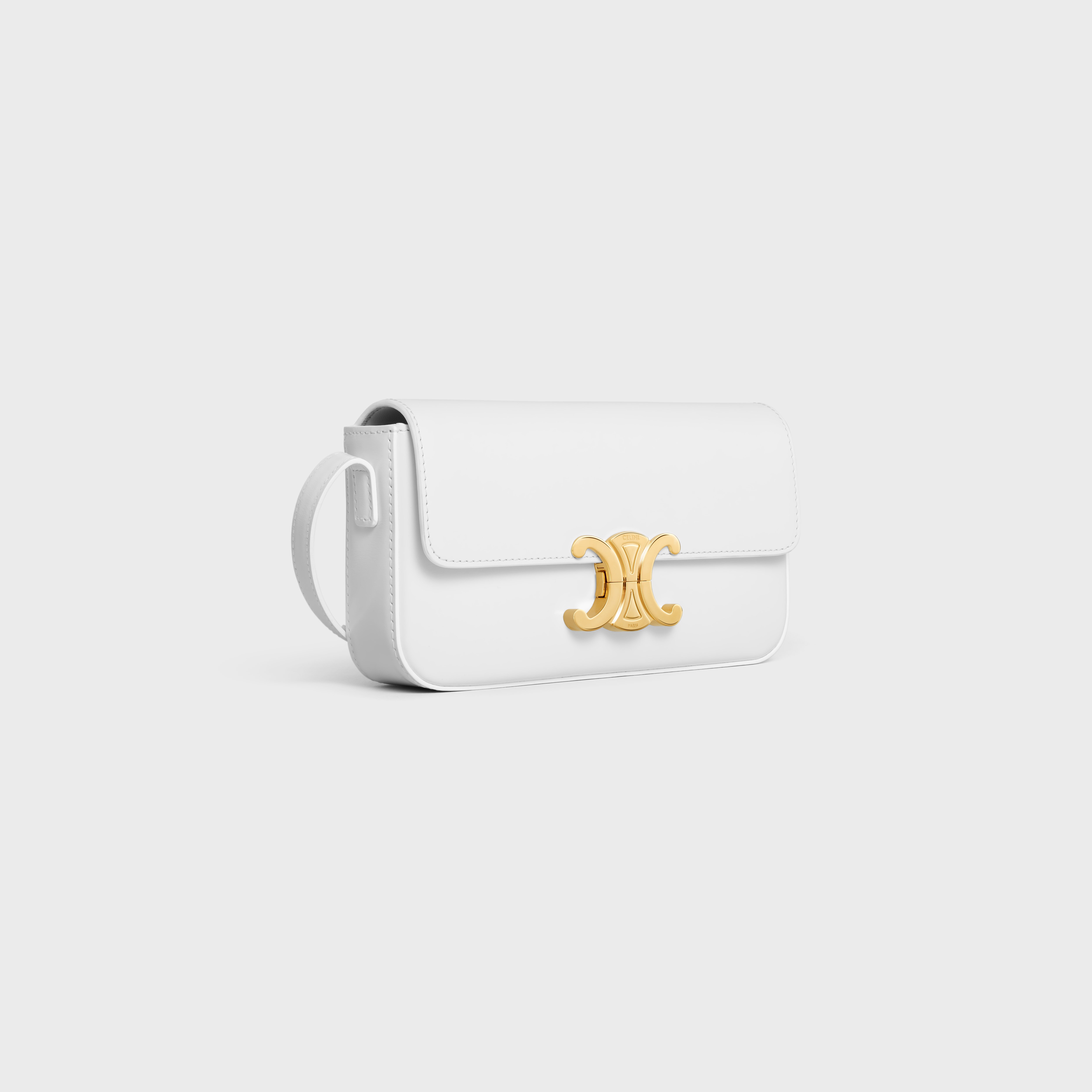 Shoulder Bag Triomphe in shiny calfskin - 2