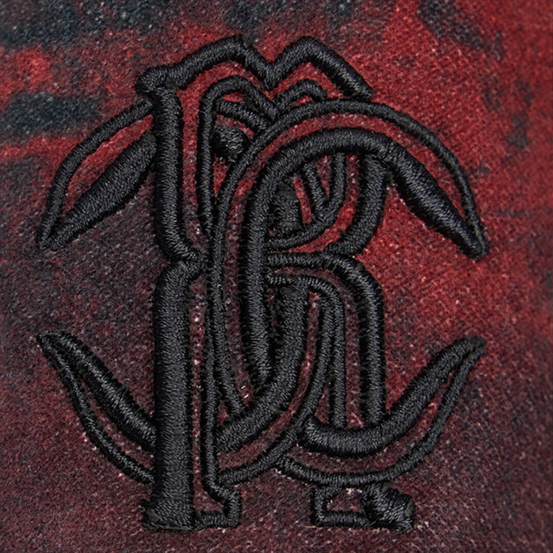 Oriental Red Slipper with Mirror Snake Monogram 4