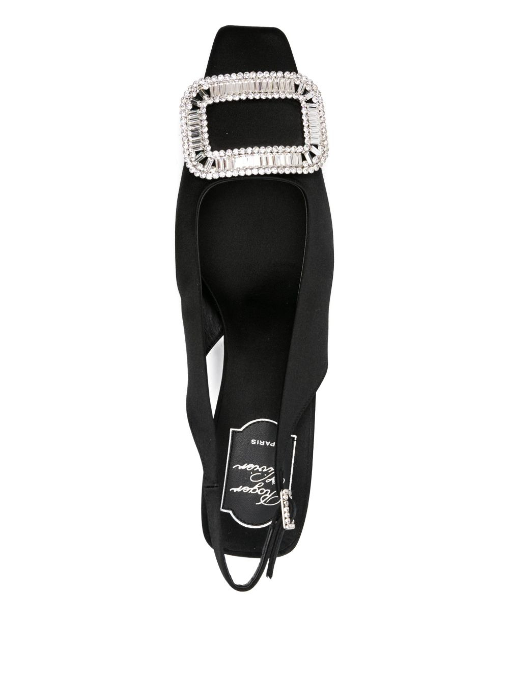 50mm Belle Vivier buckle-embellished slingback pumps - 4