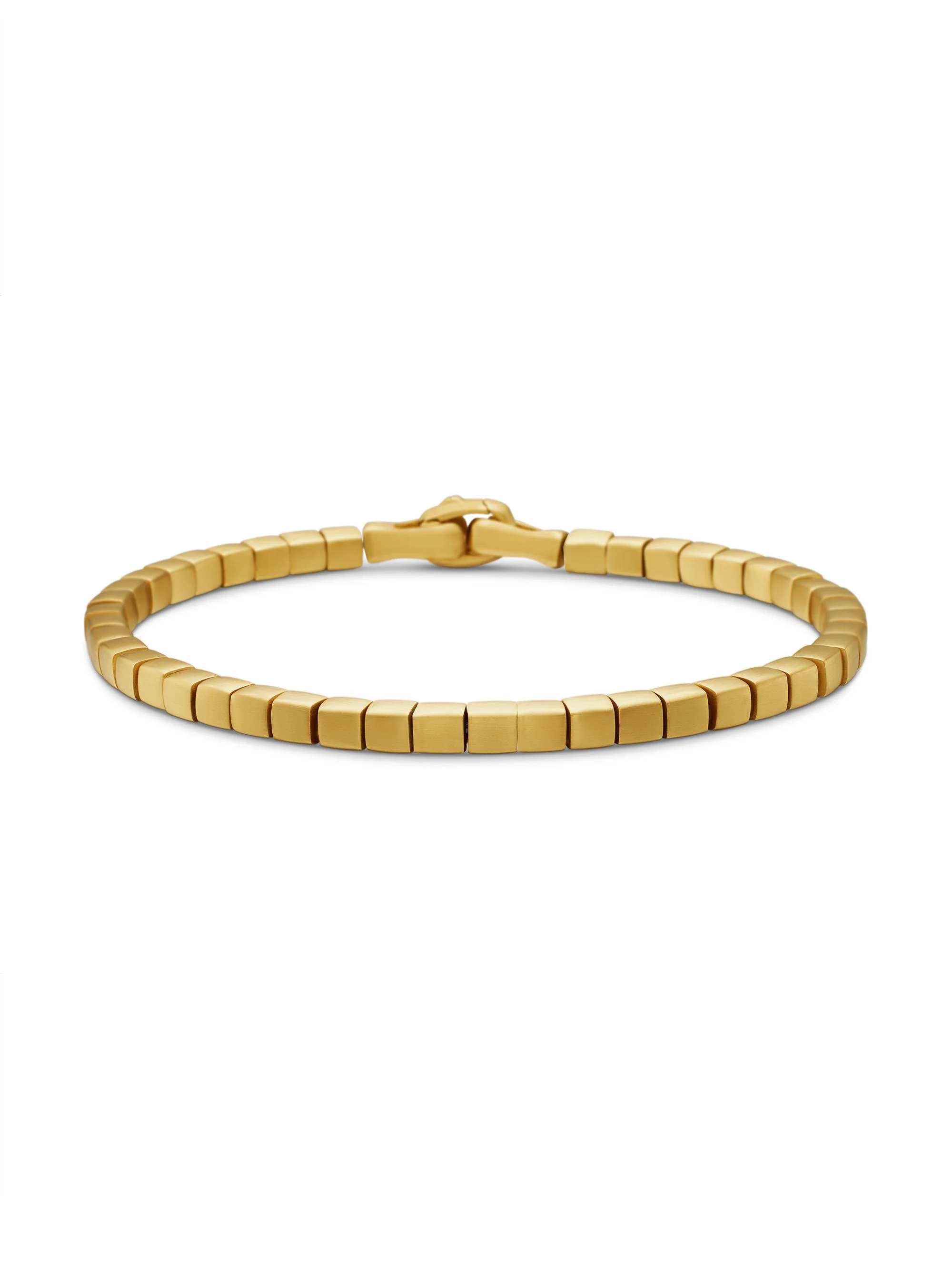Men's Spiritual Beads Cushion Bracelet - Gold - 1